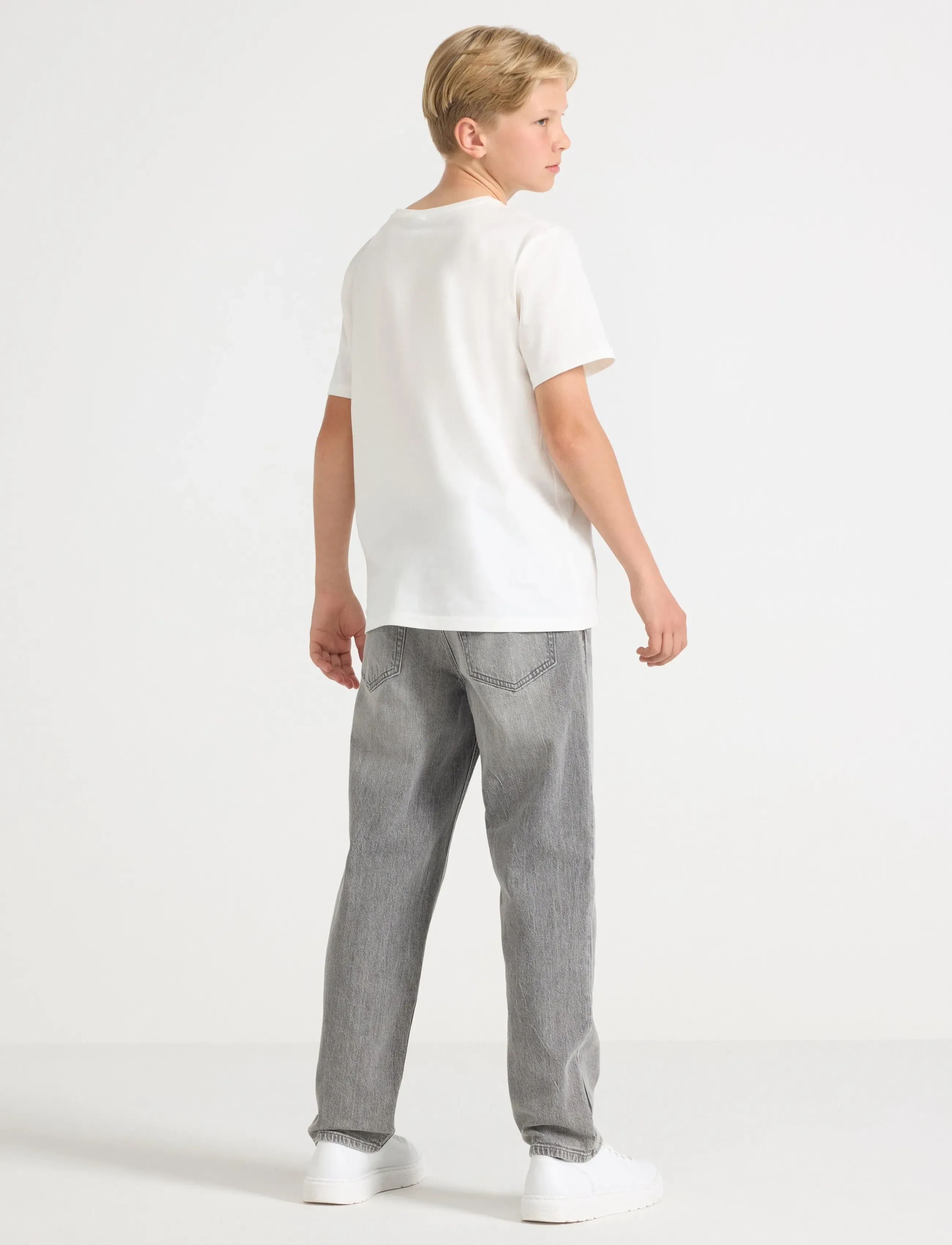 Lindex - WILMER Regular wide jeans - grey - 3