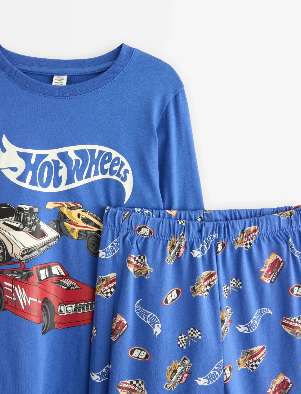 Lindex - Hot Wheels pyjamasset - pyjama-sets - blue - 2