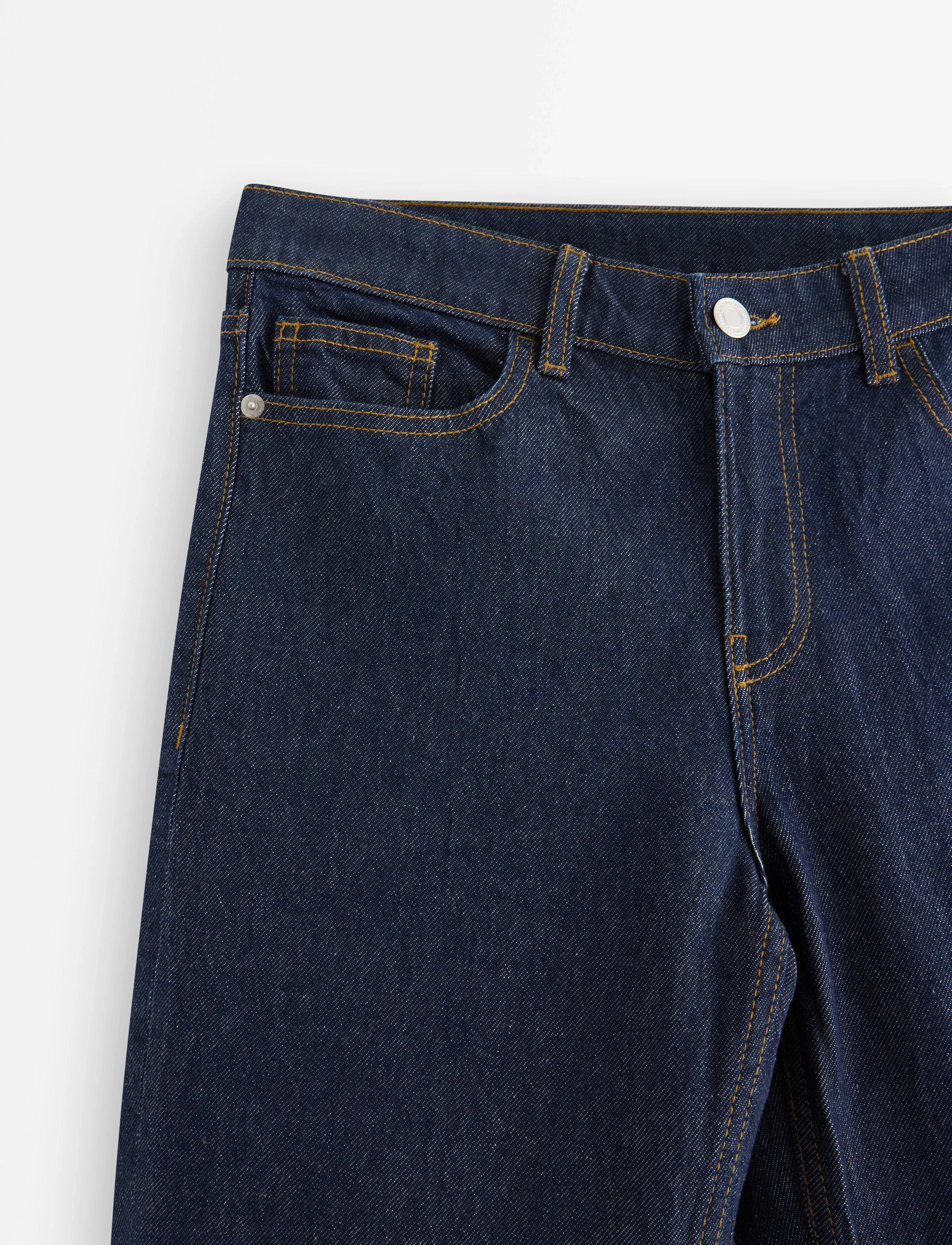 Lindex - Trousers denim Nea rinse cropp - dark denim - 5