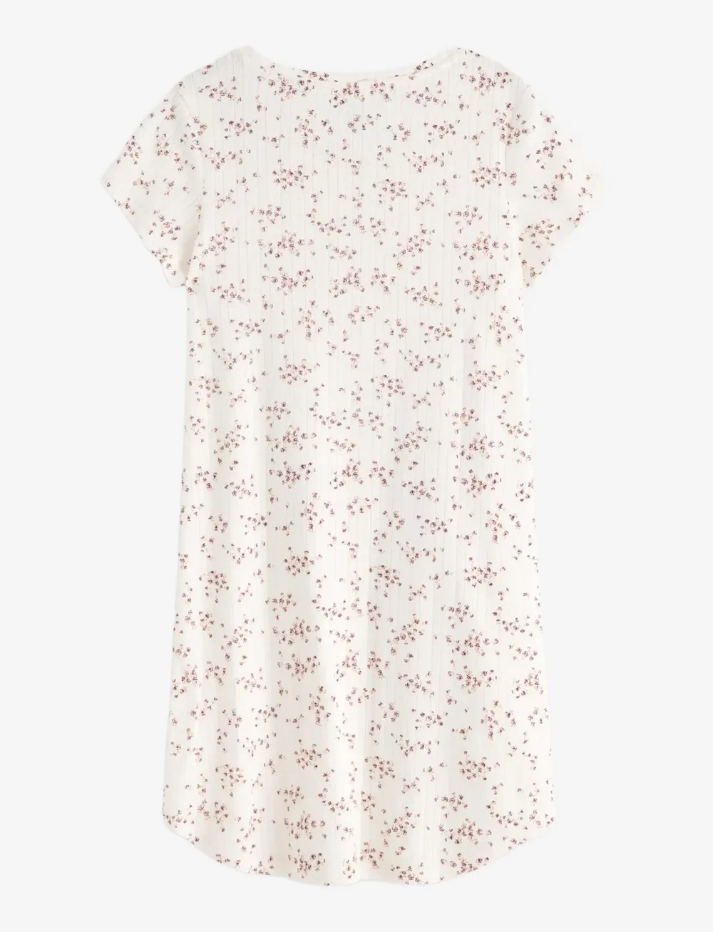 Lindex - Nightdress pointelle aop - nachthemden - light white - 2