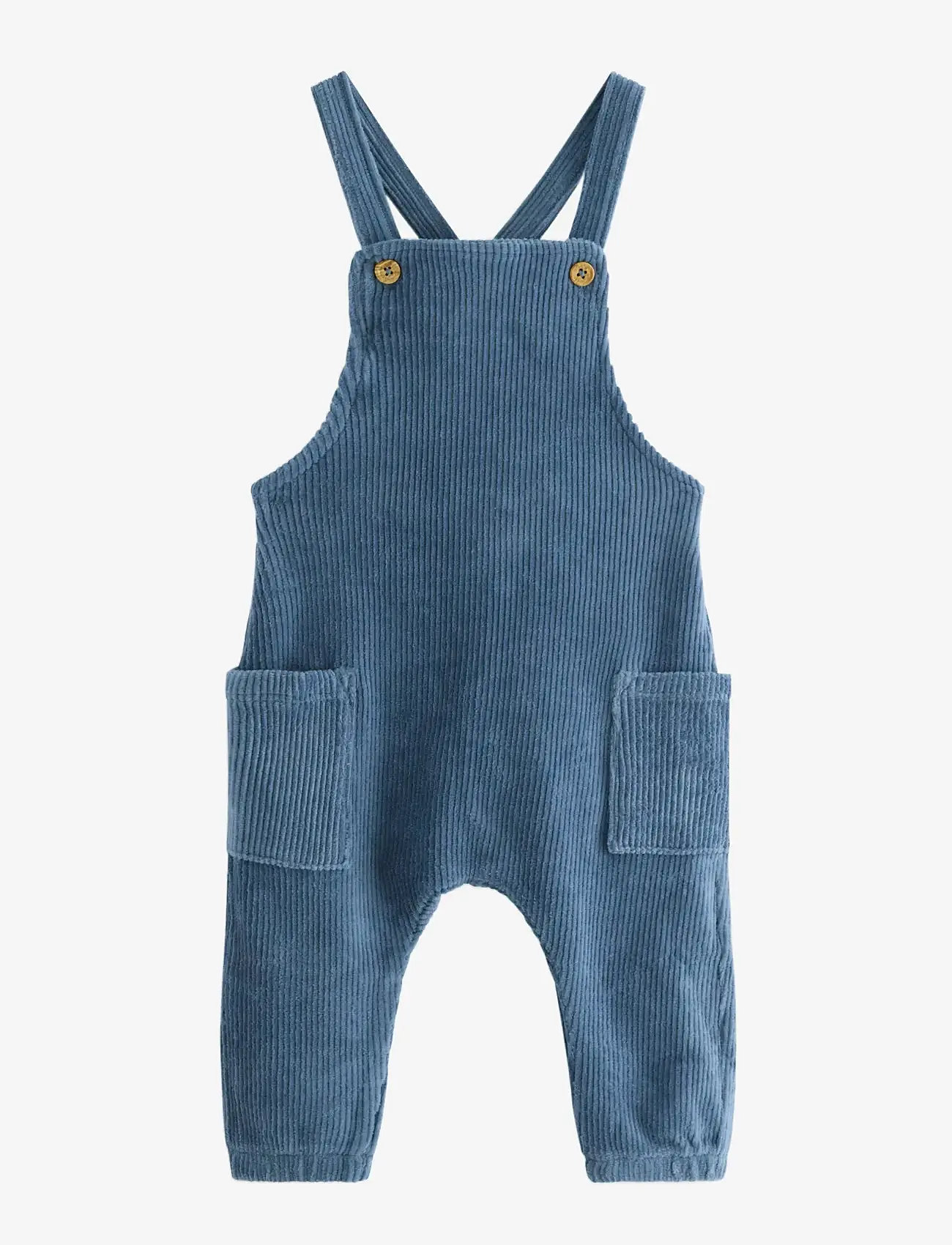 Lindex - HÃ¤ngselbyxa i manchester - dark dusty blue - 0