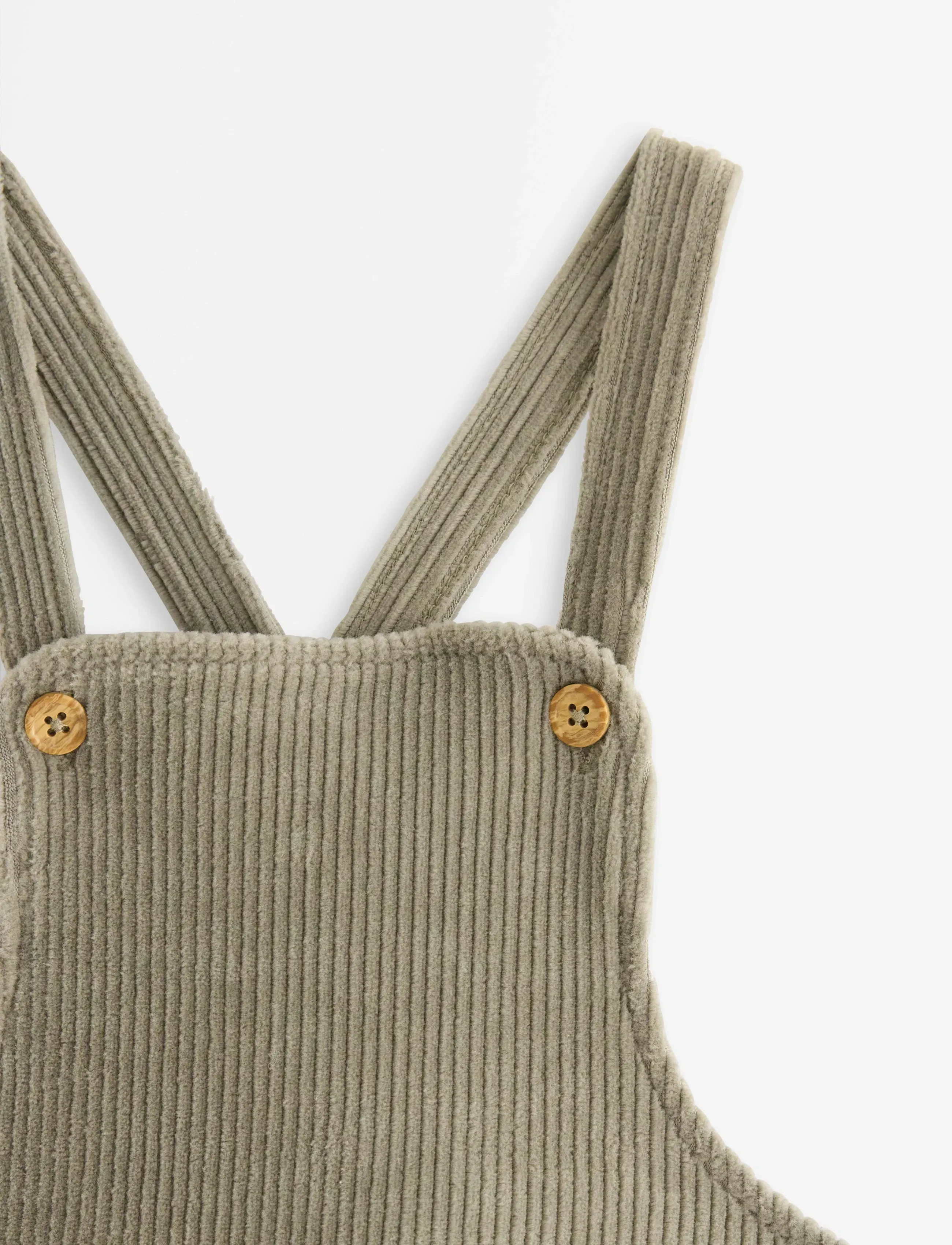 Lindex - Dungerees velour cord - light dusty khaki - 2