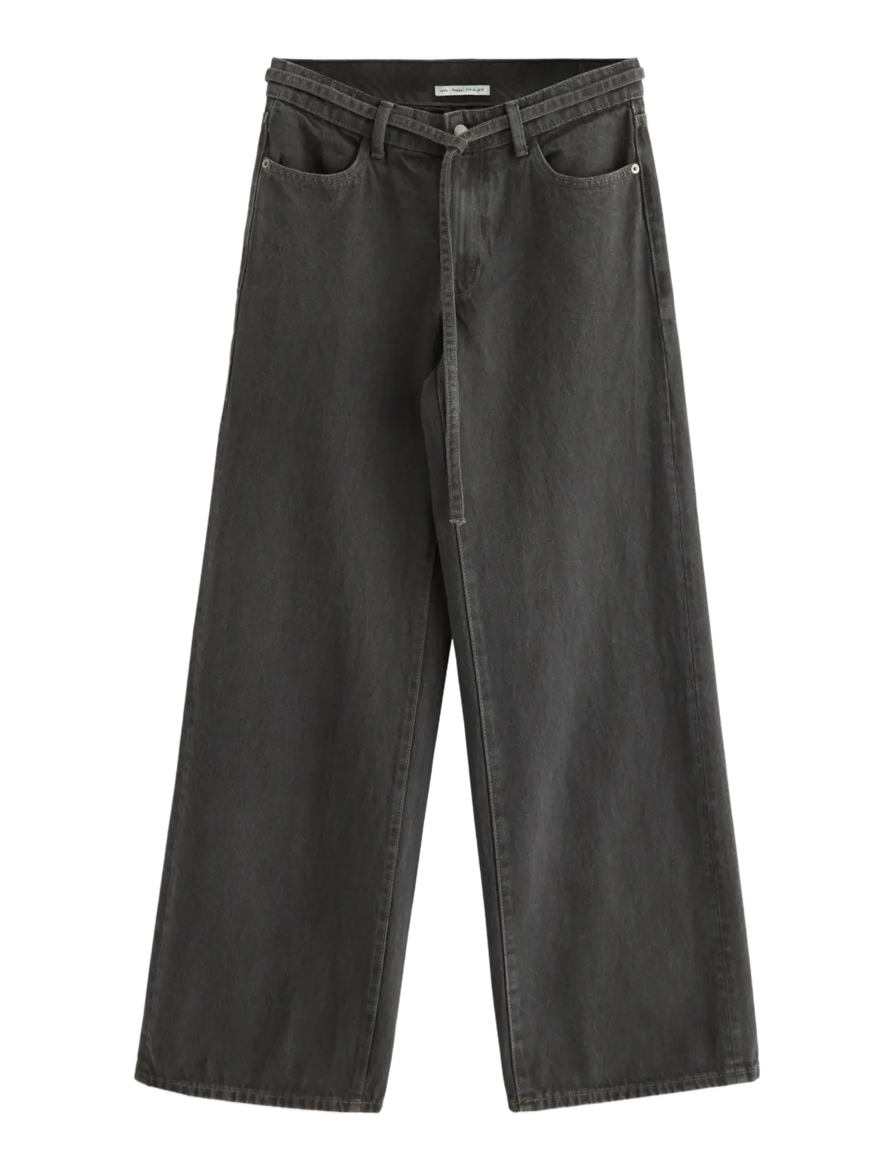 Lindex Trousers denim Peggy grey - Põhitooted - GREY / grey