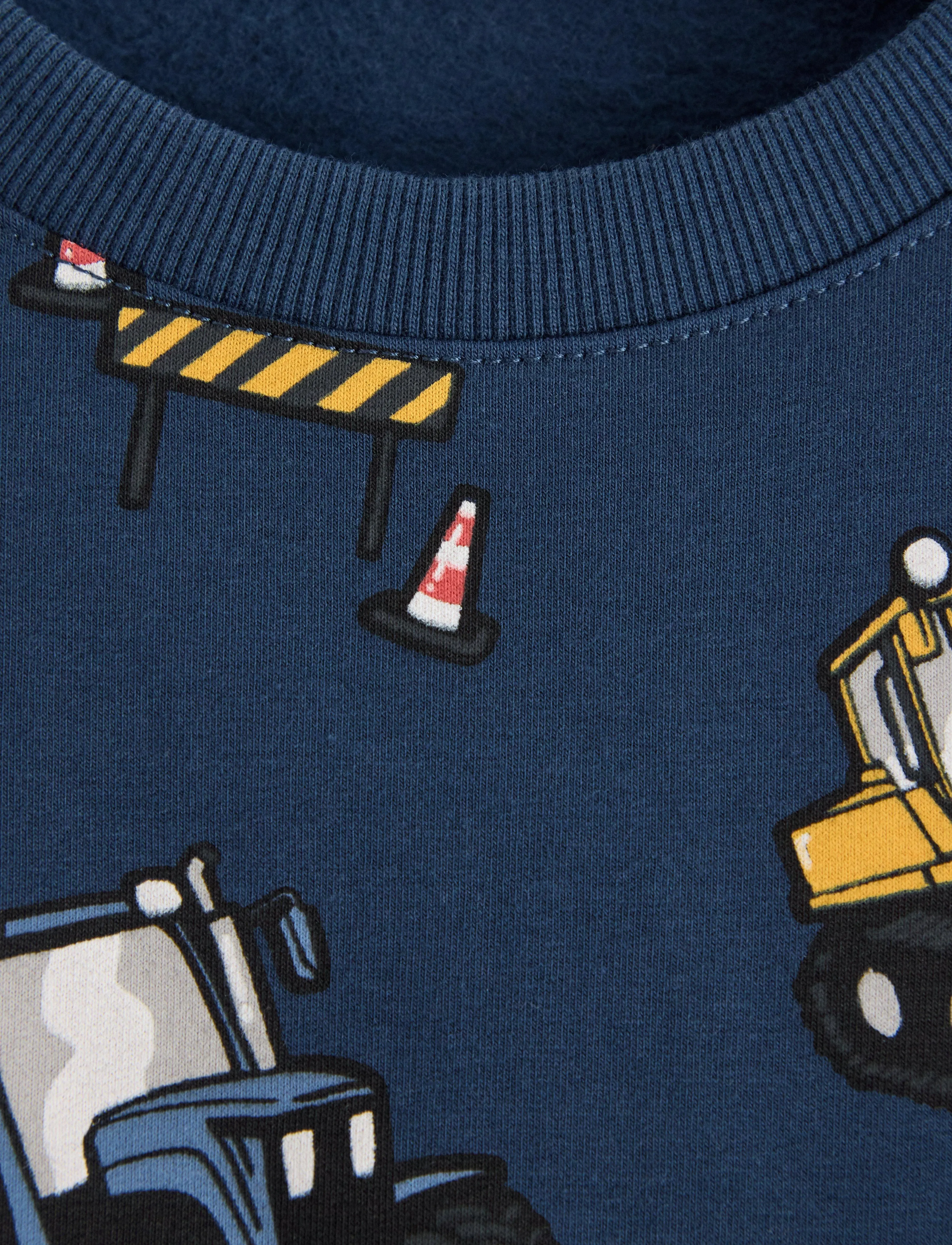 Lindex - Sweatshirt working vehicle aop - sporta džemperi - dark blue - 5
