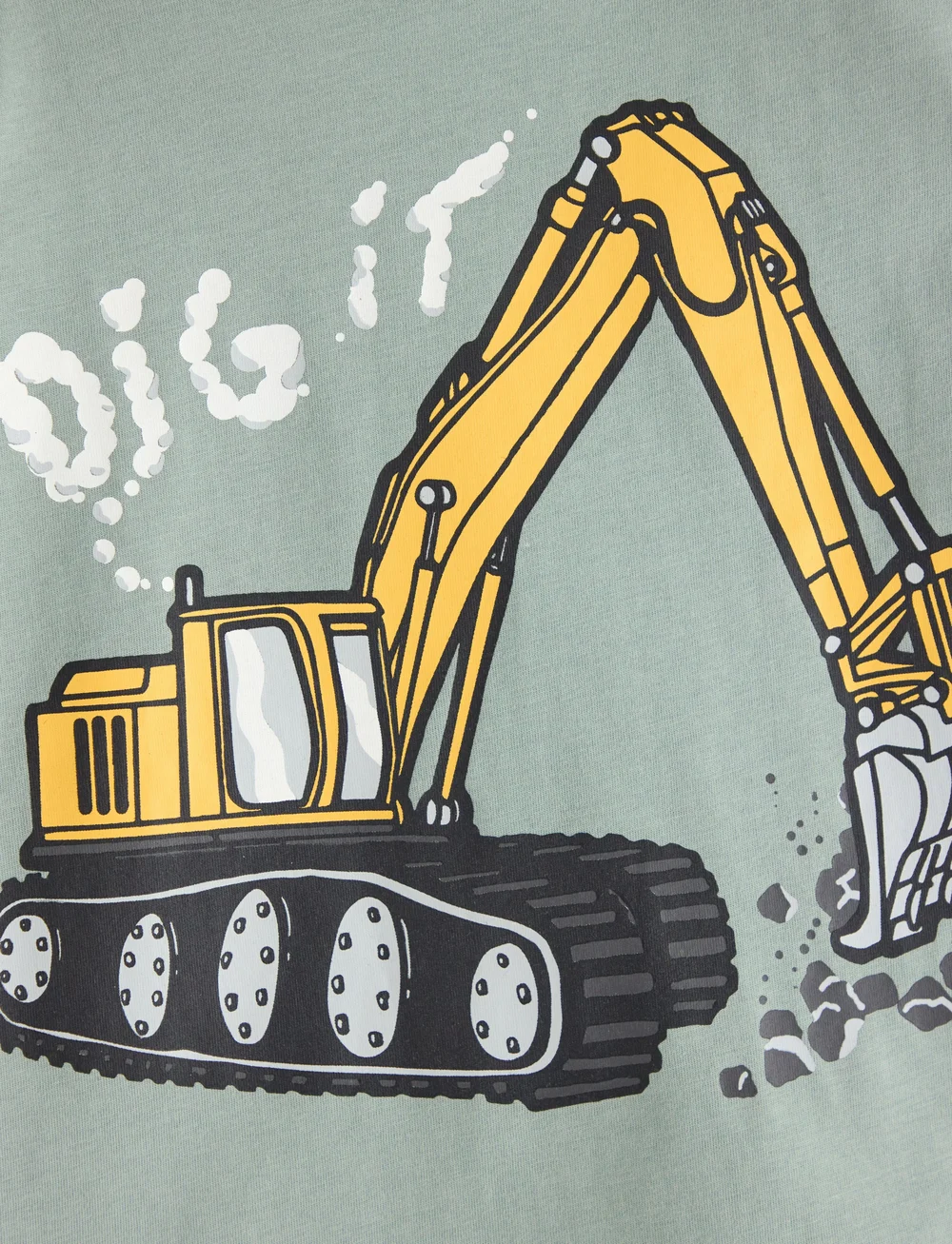 Lindex - Top LS Working vehicles - langærmede t-shirts - light dusty green - 5