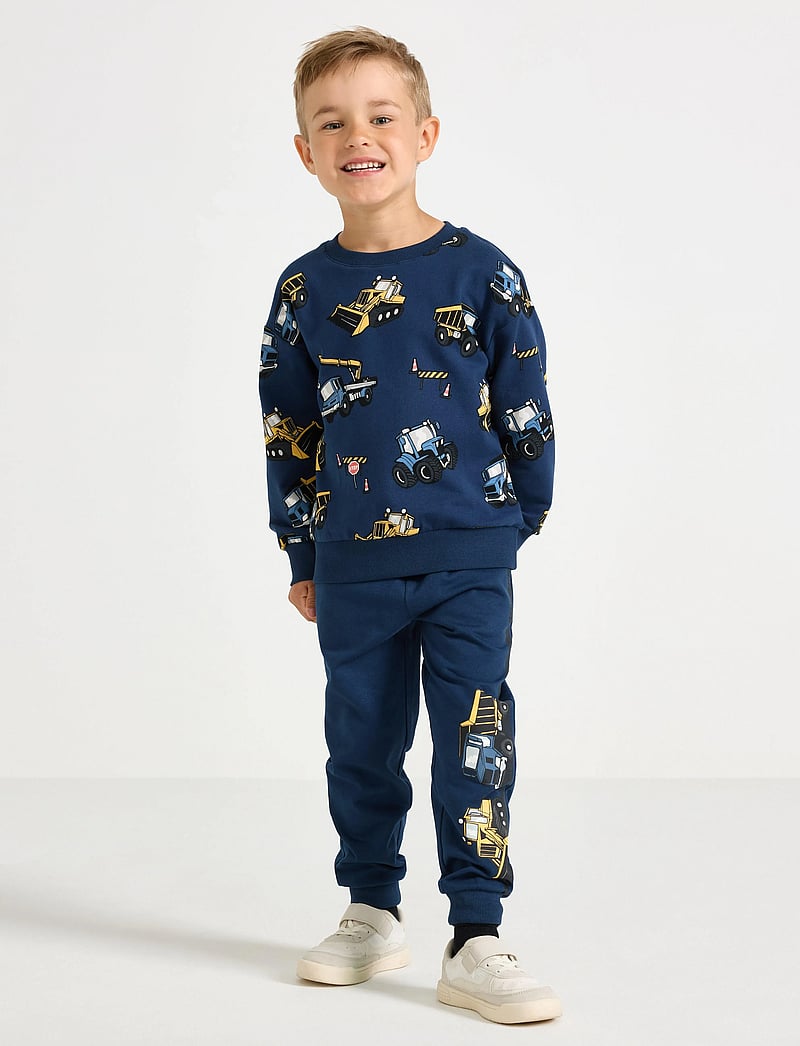 Lindex - Trousers Jogging Working vehic - jogginghosen - dark blue - 0