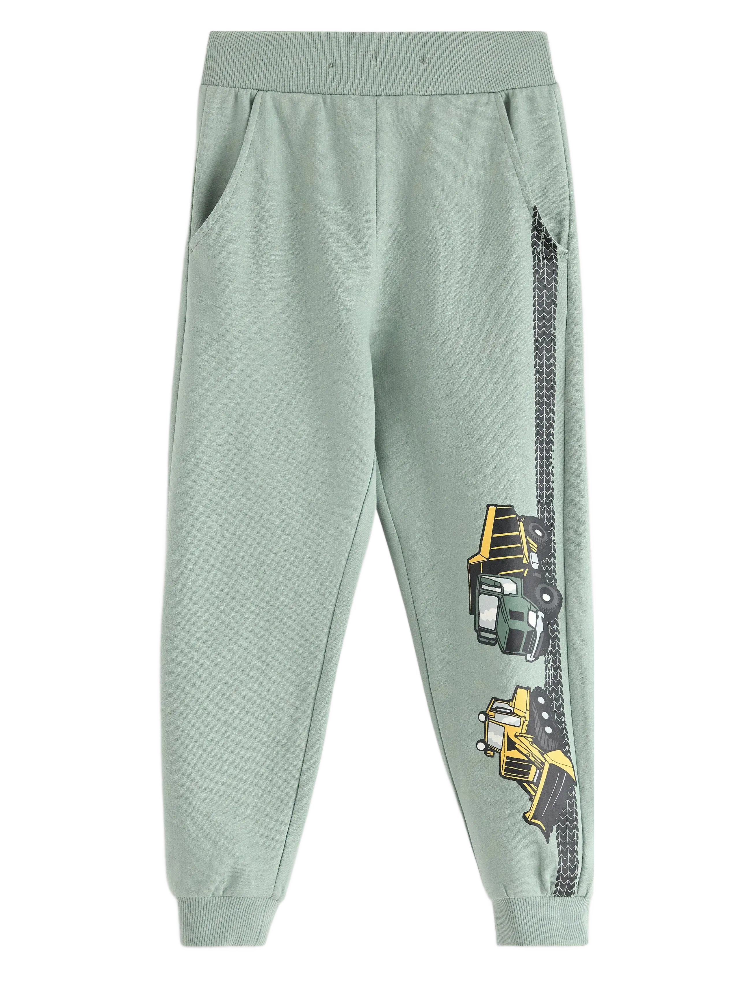 LINDEX Hosen Jogging Working Vehic Grün - 92 - Kinder