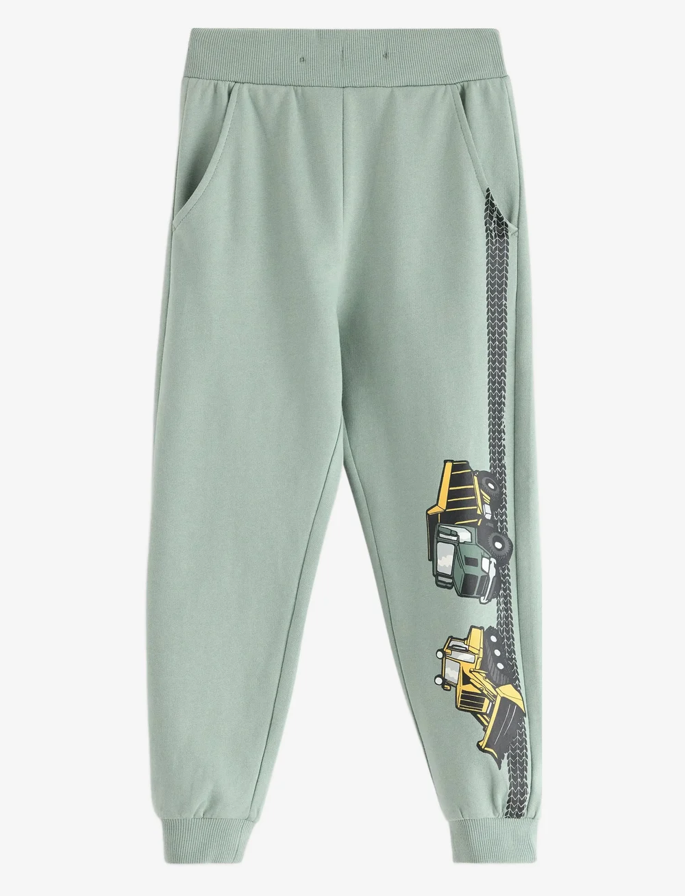 Lindex - Trousers Jogging Working vehic - sweatpants - dusty green - 1