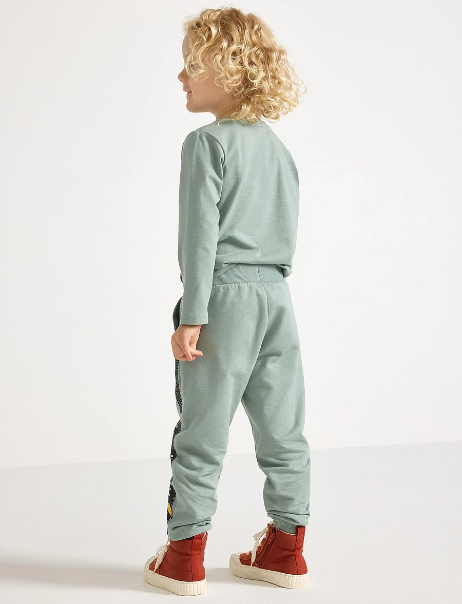 Lindex - Trousers Jogging Working vehic - sweatpants - dusty green - 3