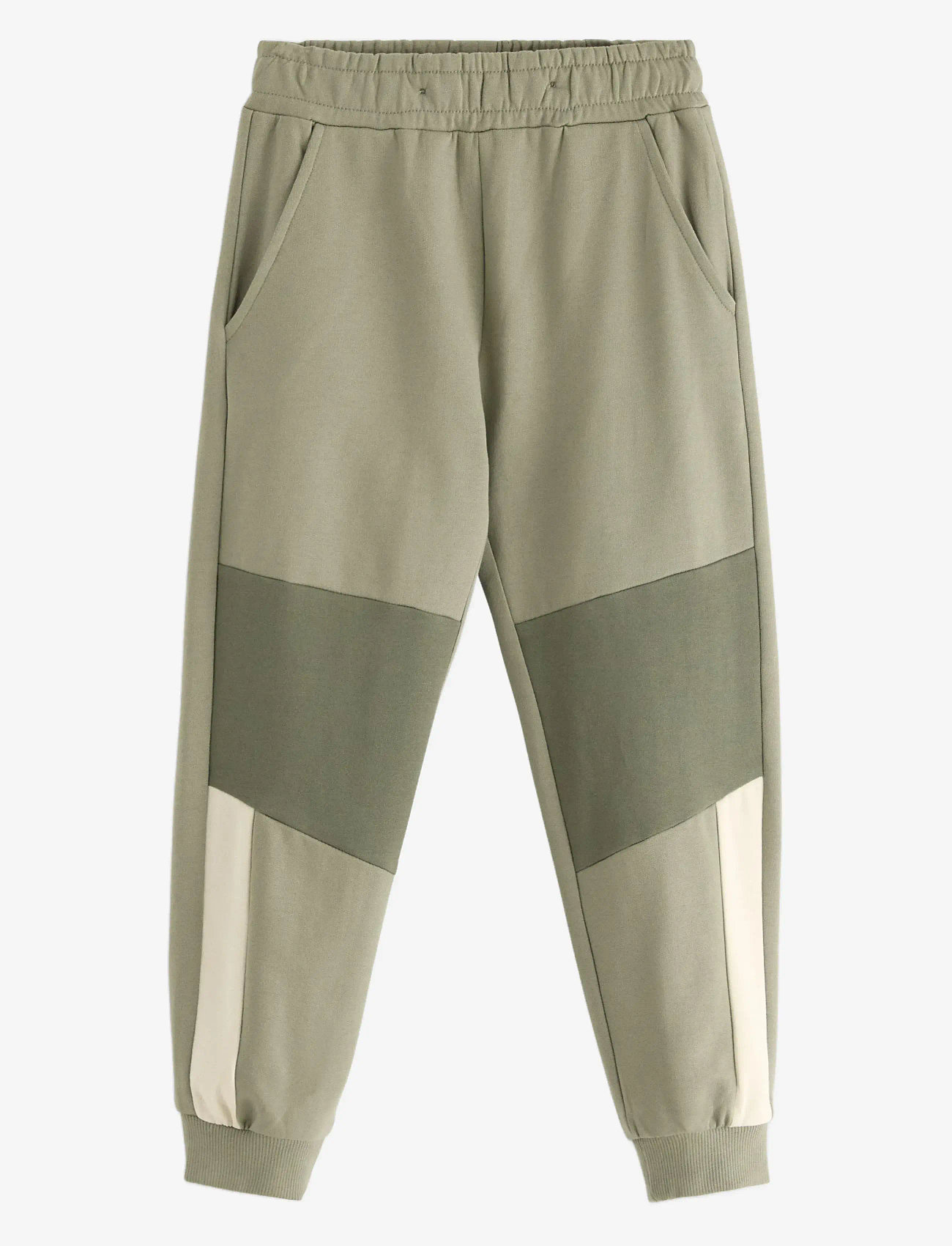 Lindex - Trousers Blocking - light dusty khaki - 1