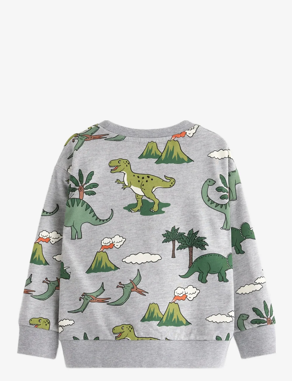 Lindex - Sweatshirt DINO aop - sweatshirts - grey melange - 1