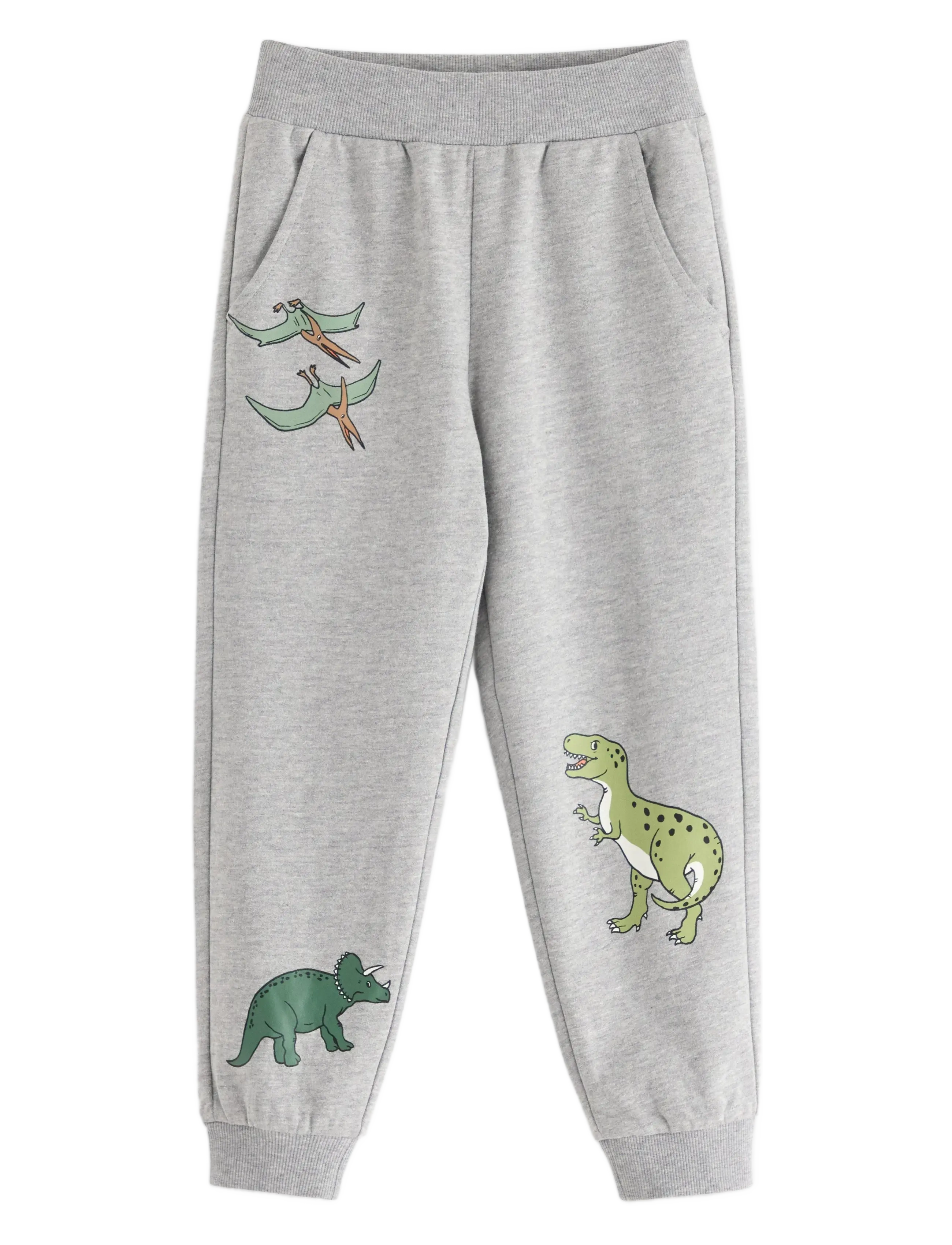Lindex Trousers Jogging Dino - App deal - GREY MELANGE / grey