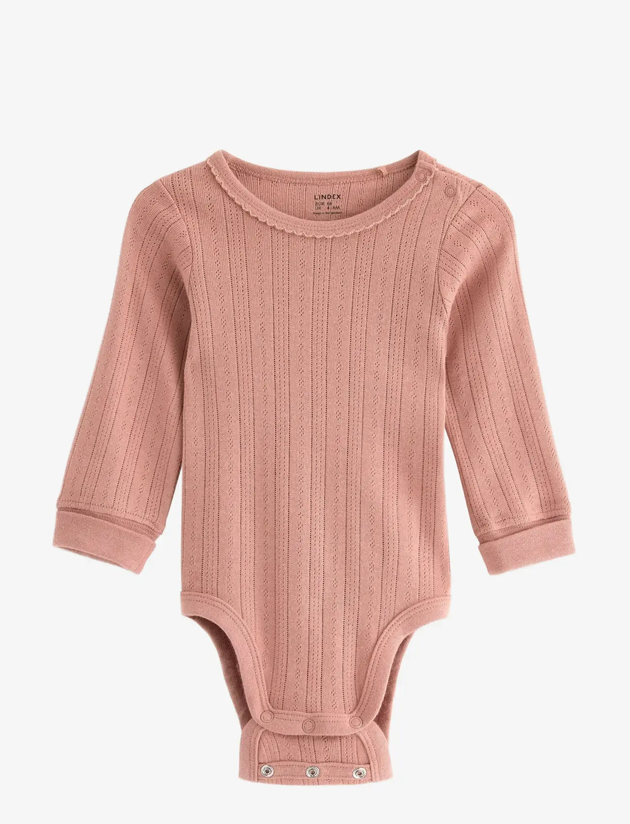 Lindex - Body Pointelle - dusty pink - 0