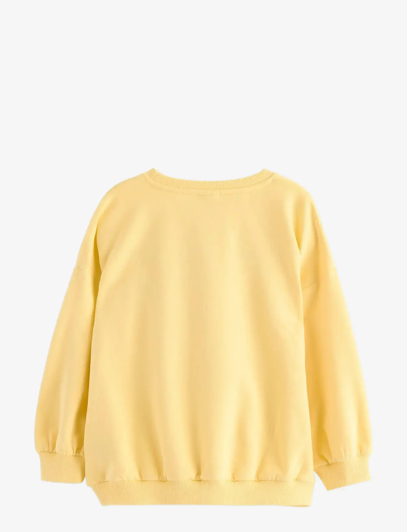 Lindex - Sweatshirt with brushed inside - sweatshirts - light yellow - 2