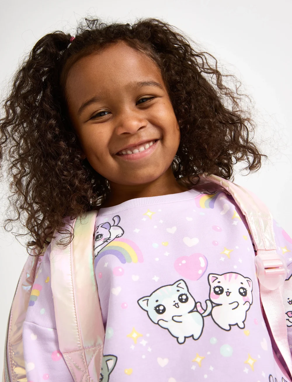 Lindex - Collegegenser med föret innside - dressipluusid - light lilac - 4