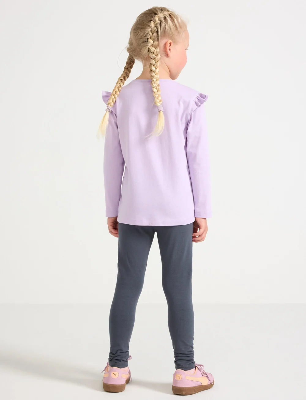 Lindex - Leggings cat applique at knees - leggings - dark grey - 3