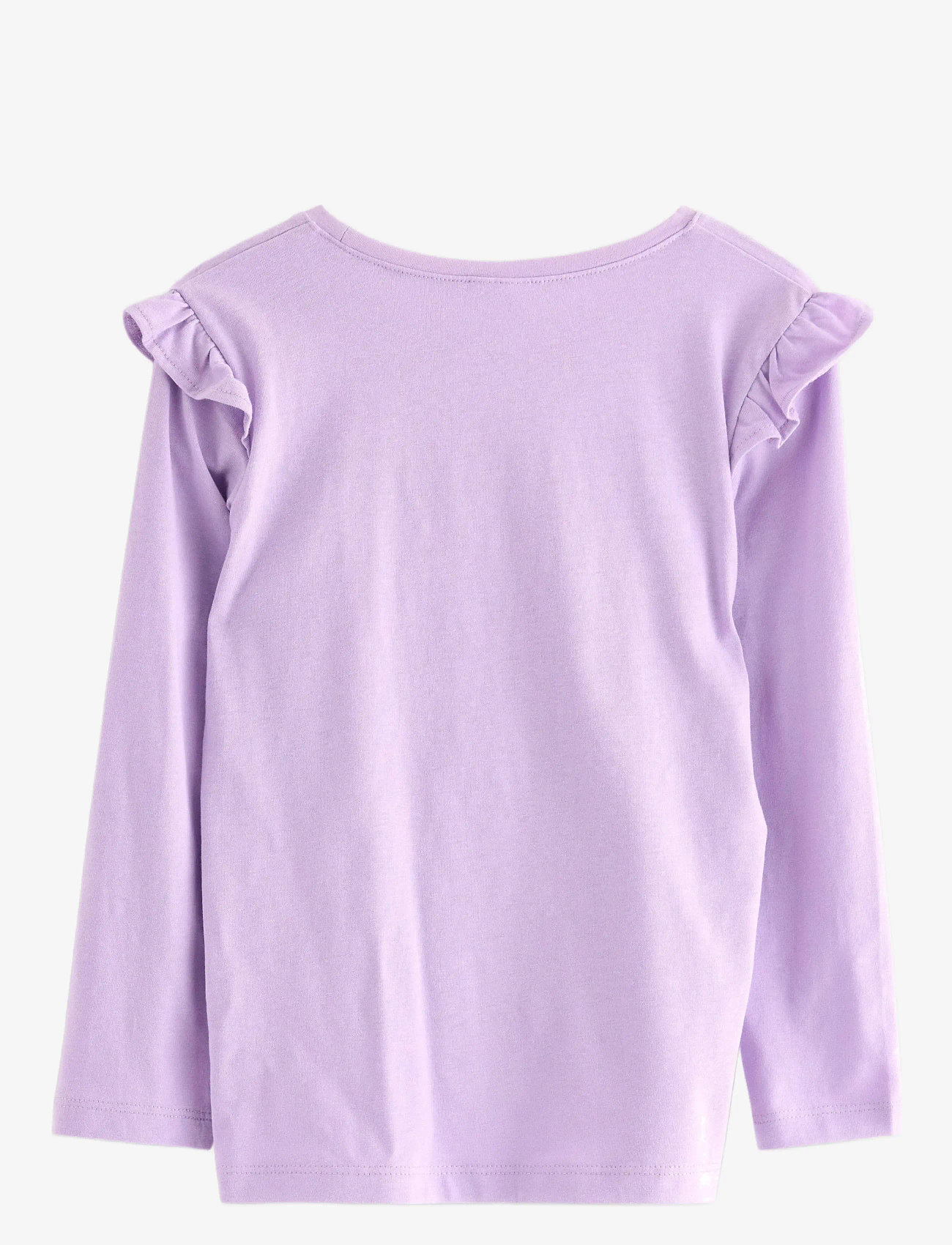 Lindex - Top with frill detail cat prin - pikkade varrukatega t-särgid - light lilac - 2