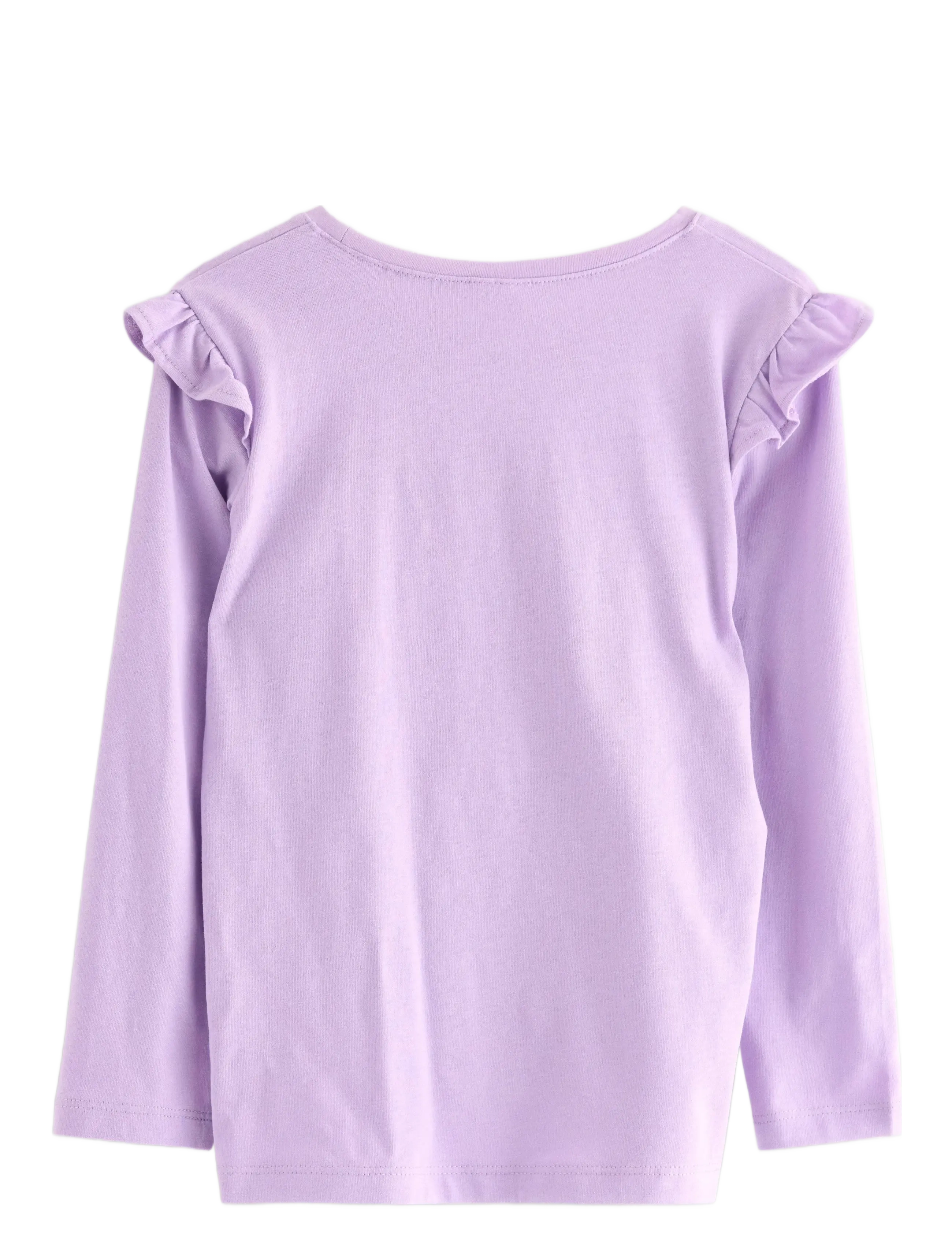 Lindex - Top with frill detail cat prin - lange mouwen - light lilac - 2