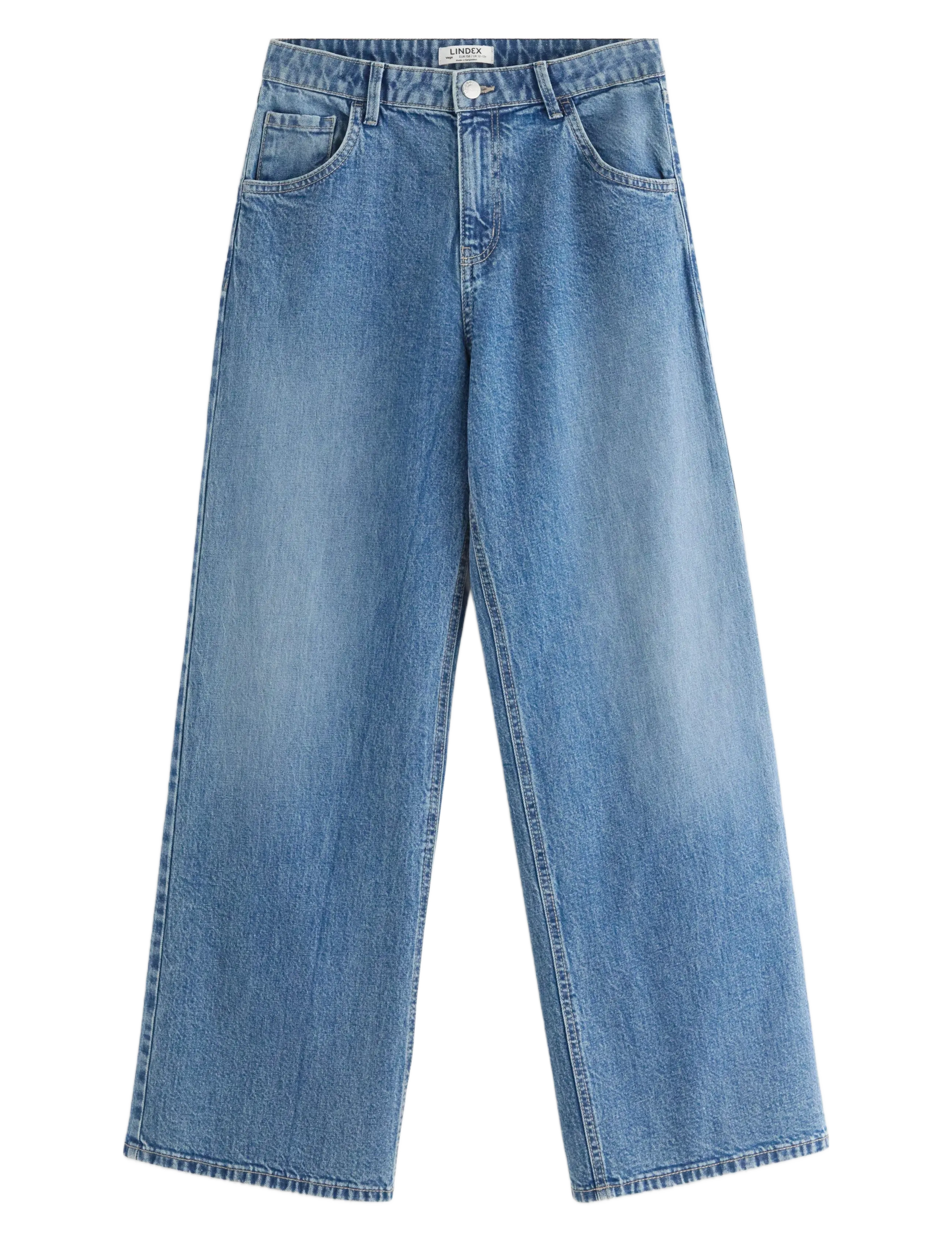 Lindex VEGA Wide leg jeans - Teksad - DENIM BLUE / blue