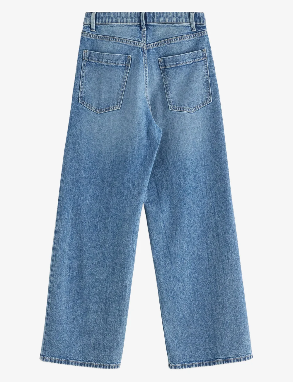 Lindex - Trousers denim Vega blue - hosen mit weitem bein - denim blue - 2