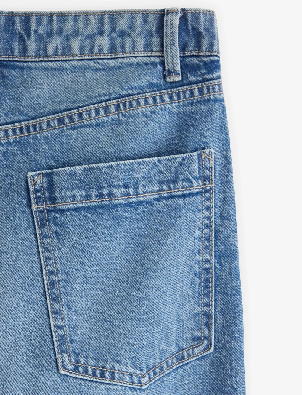 Lindex - Trousers denim Vega blue - hosen mit weitem bein - denim blue - 5