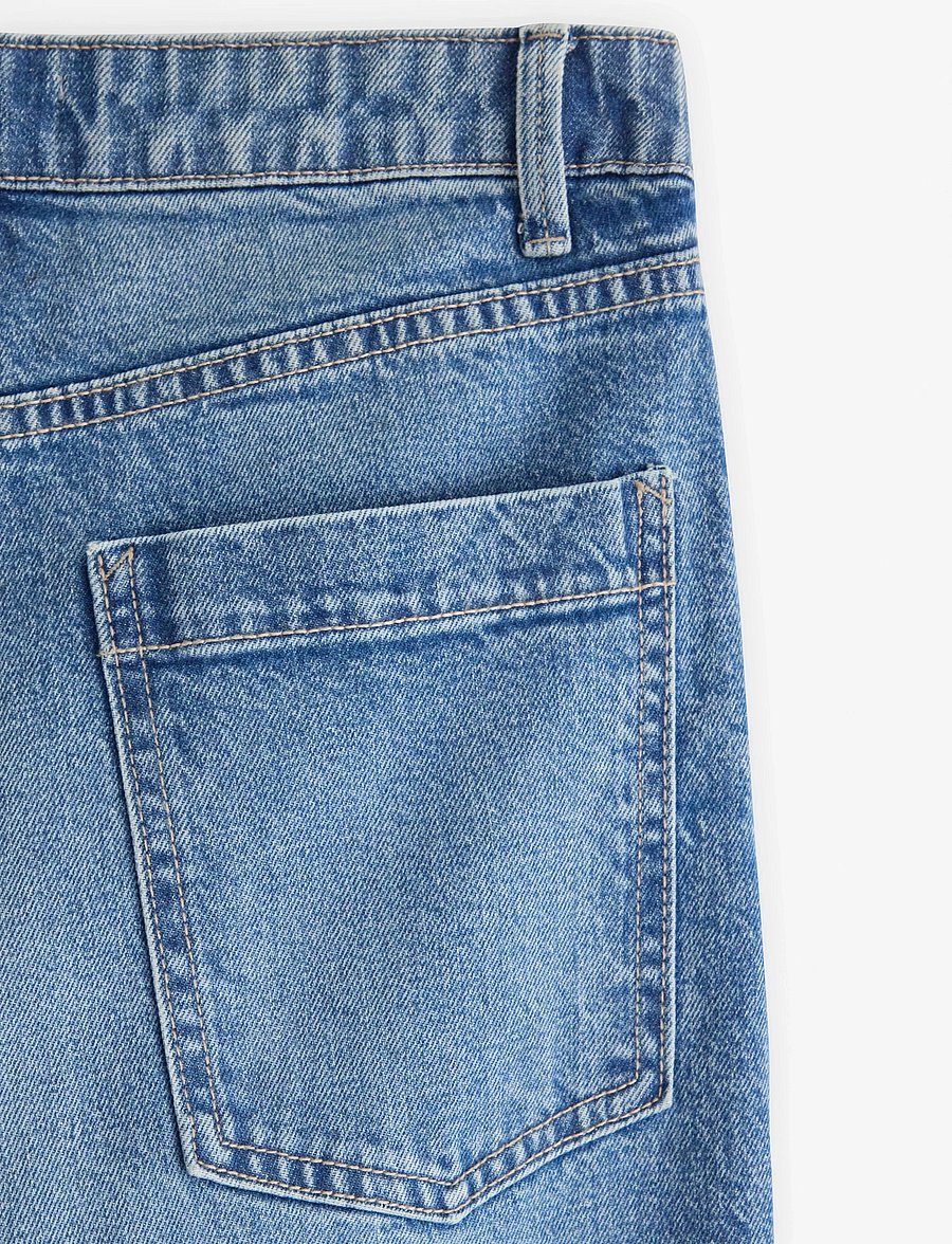 Lindex - Trousers denim Vega blue - platūs džinsai - denim blue - 5