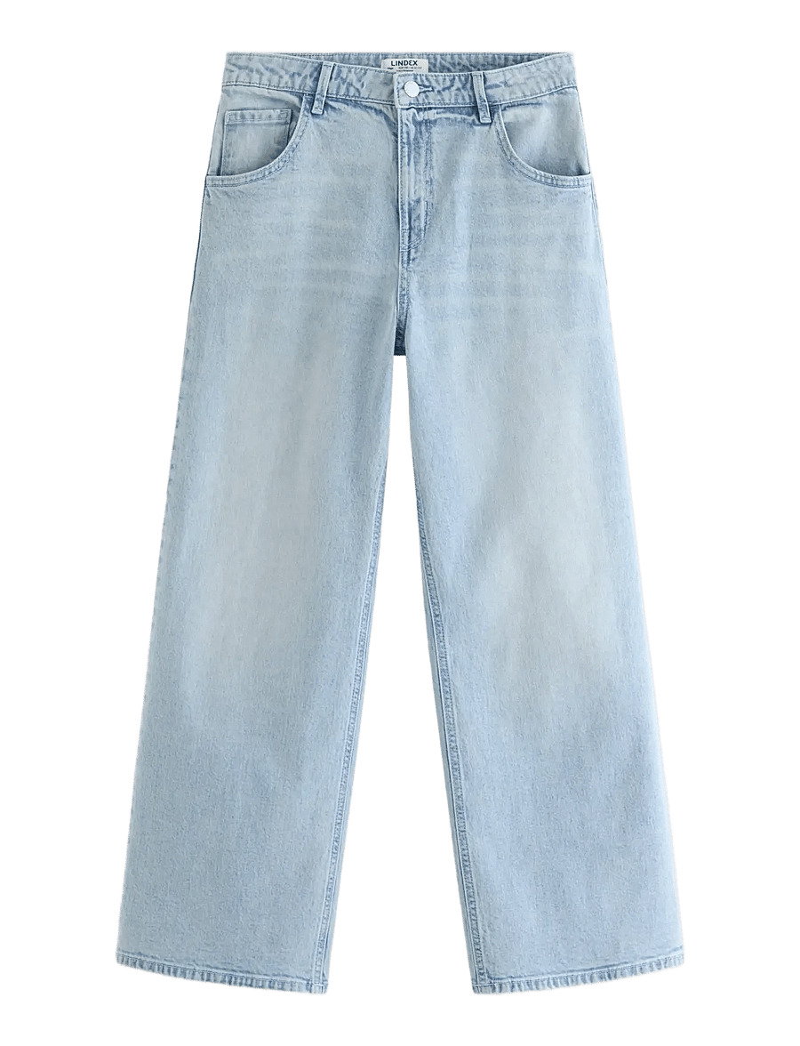 Lindex - Trousers denim Vega blue - jeans met wijde pijpen - light denim - 1