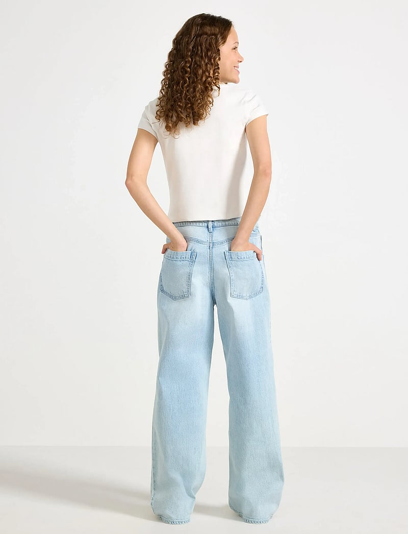 Lindex - VEGA Wide leg jeans - wide leg jeans - light denim - 3
