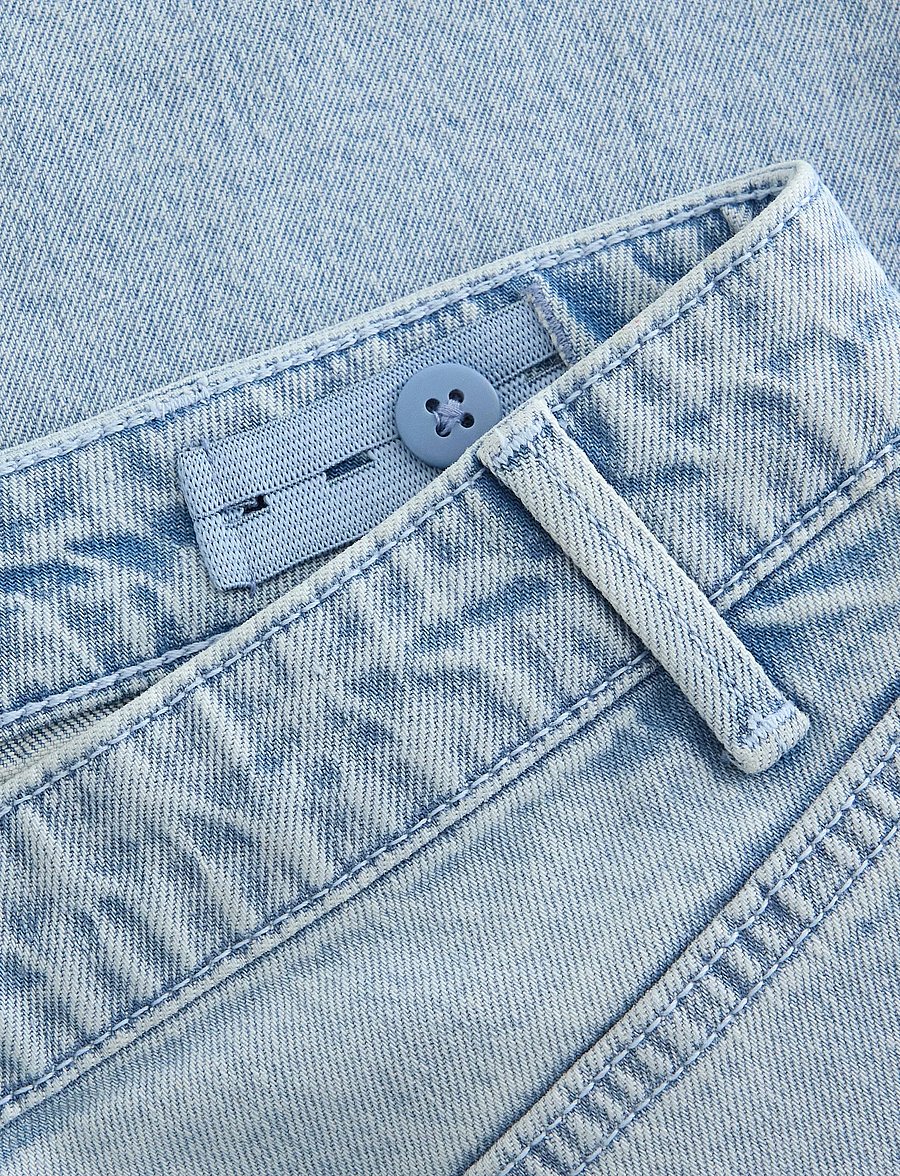 Lindex - Trousers denim Vega blue - jeans met wijde pijpen - light denim - 5