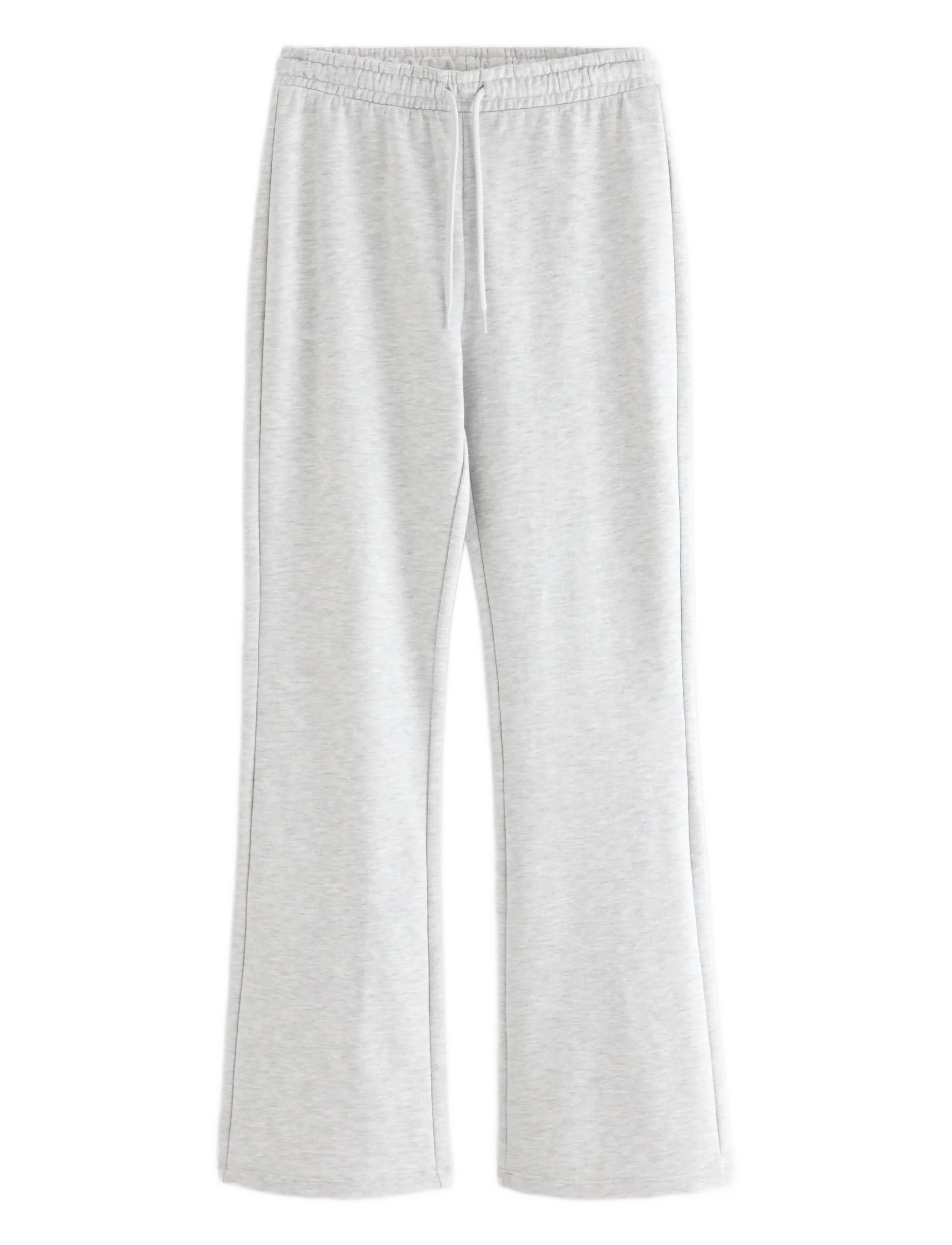 Lindex Trouser jogger flares - Jogginghosen - LIGHT GREY MELANGE / grey