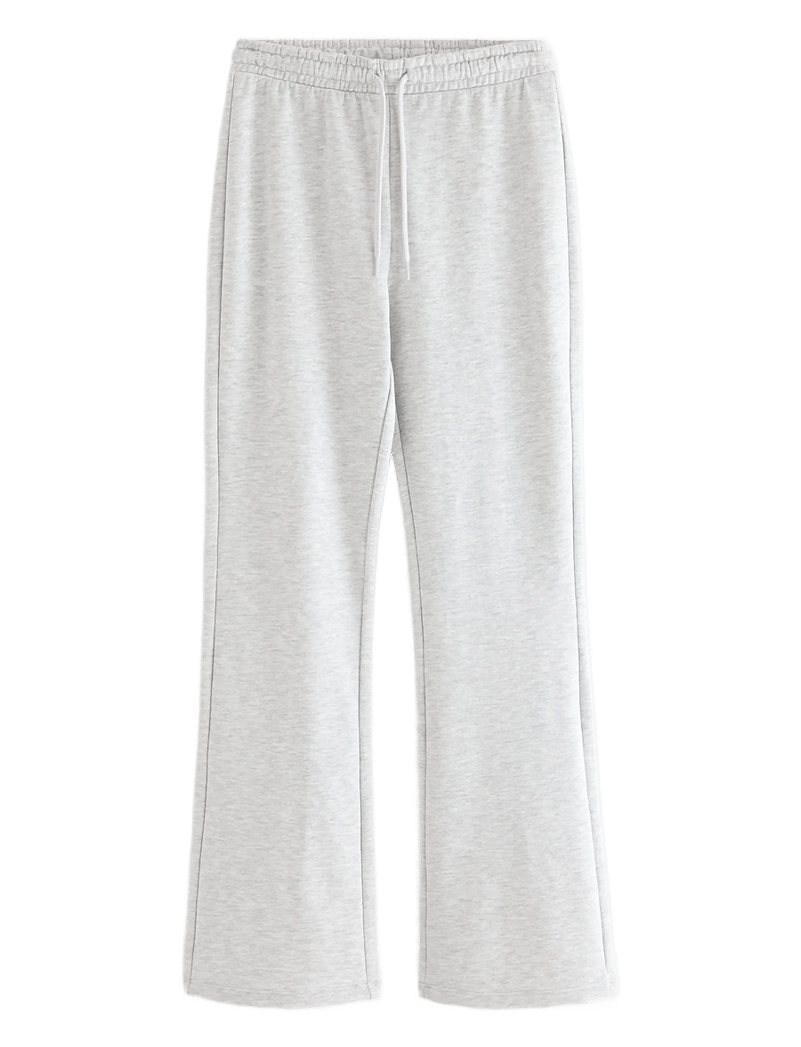 Lindex - Trouser jogger flares - jogginghosen - light grey melange - 1