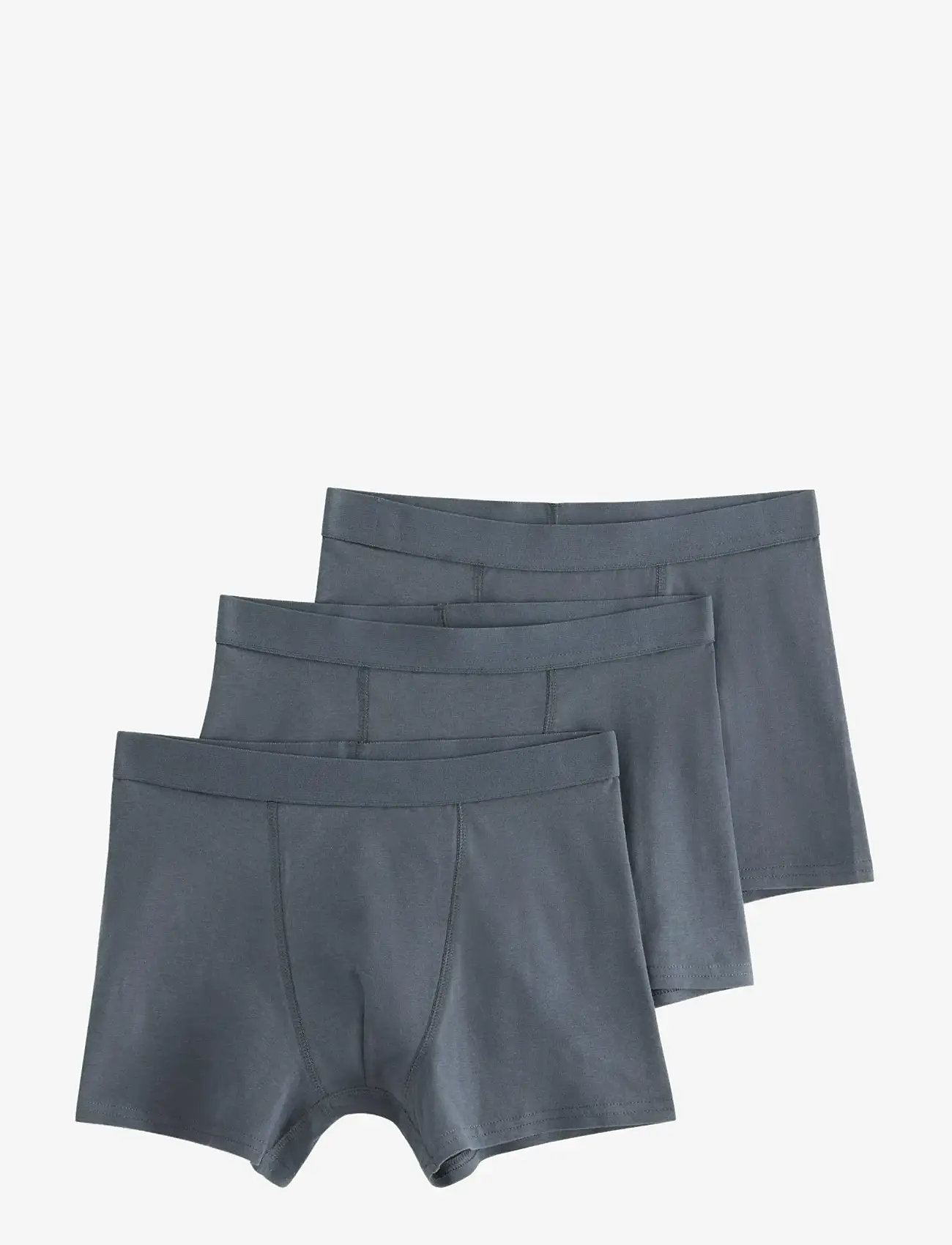 Lindex - Boxer 3 pack solid - underpants - dark grey - 0
