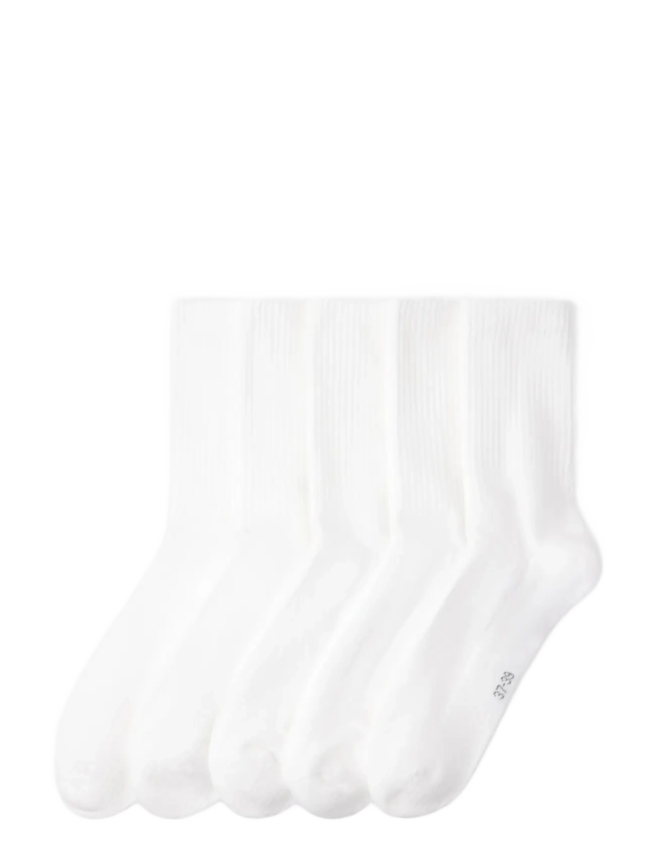 Lindex 5-pack sporty socks - Strumpor - WHITE / white