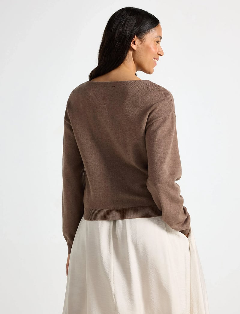 Lindex - Strikket cardigan - kardiganid - brown - 3