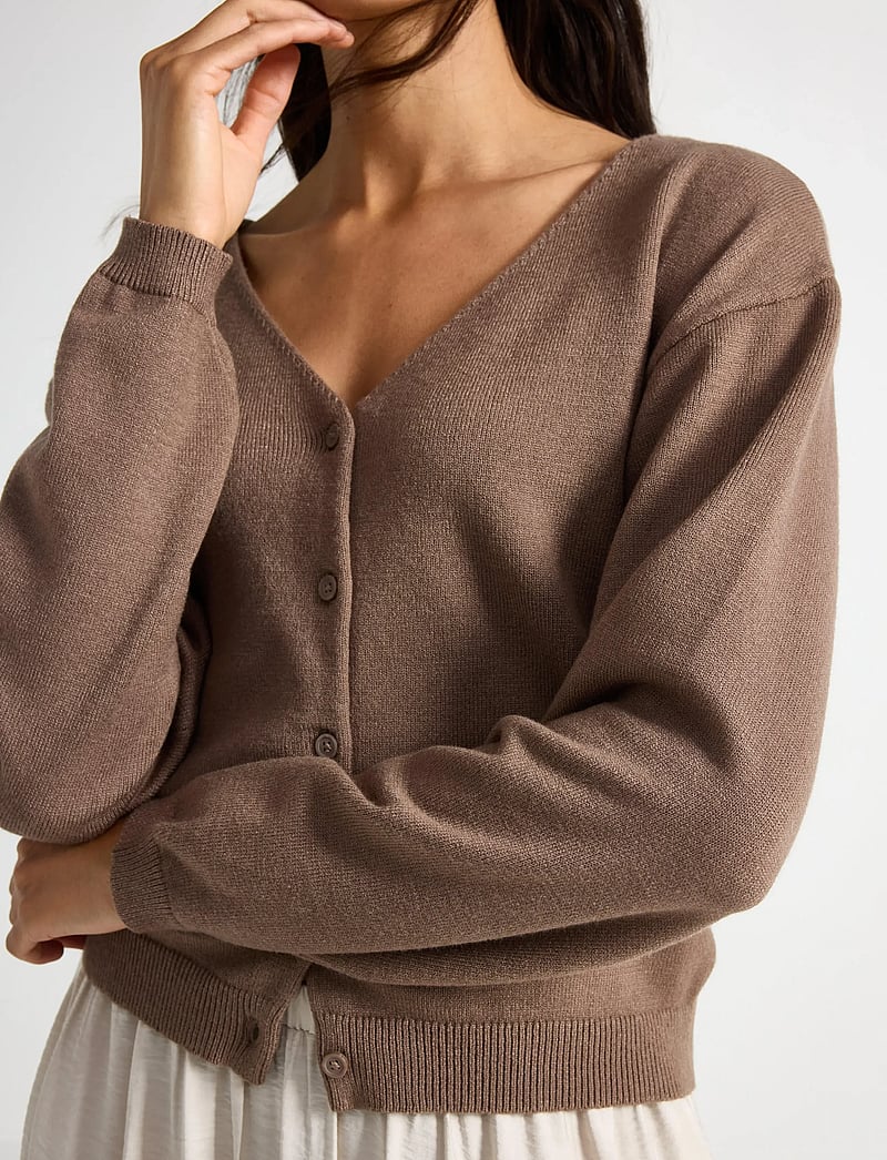 Lindex - Strikket cardigan - kardiganid - brown - 4