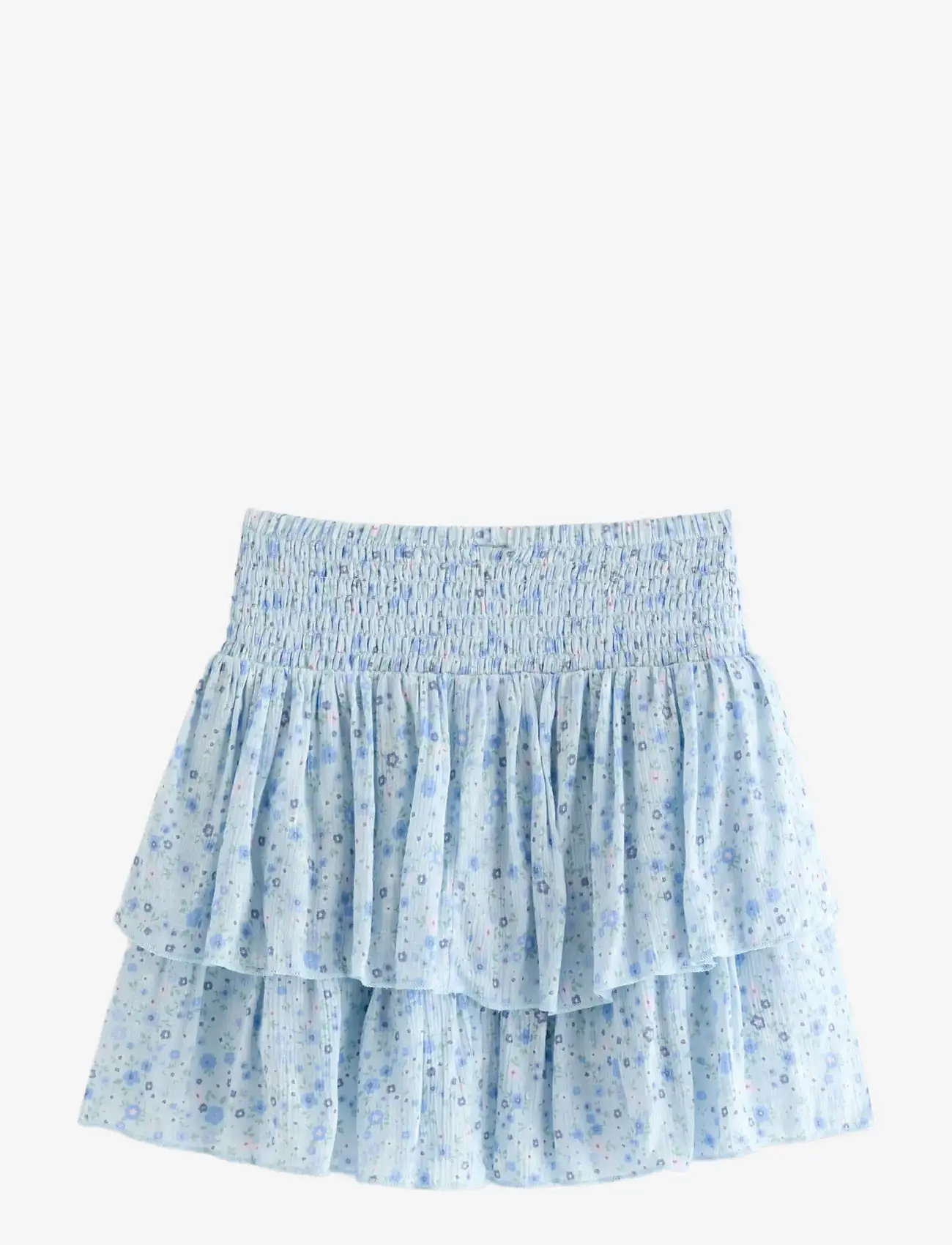 Lindex - Flounce skirt in viscose - korte nederdele - light blue - 2