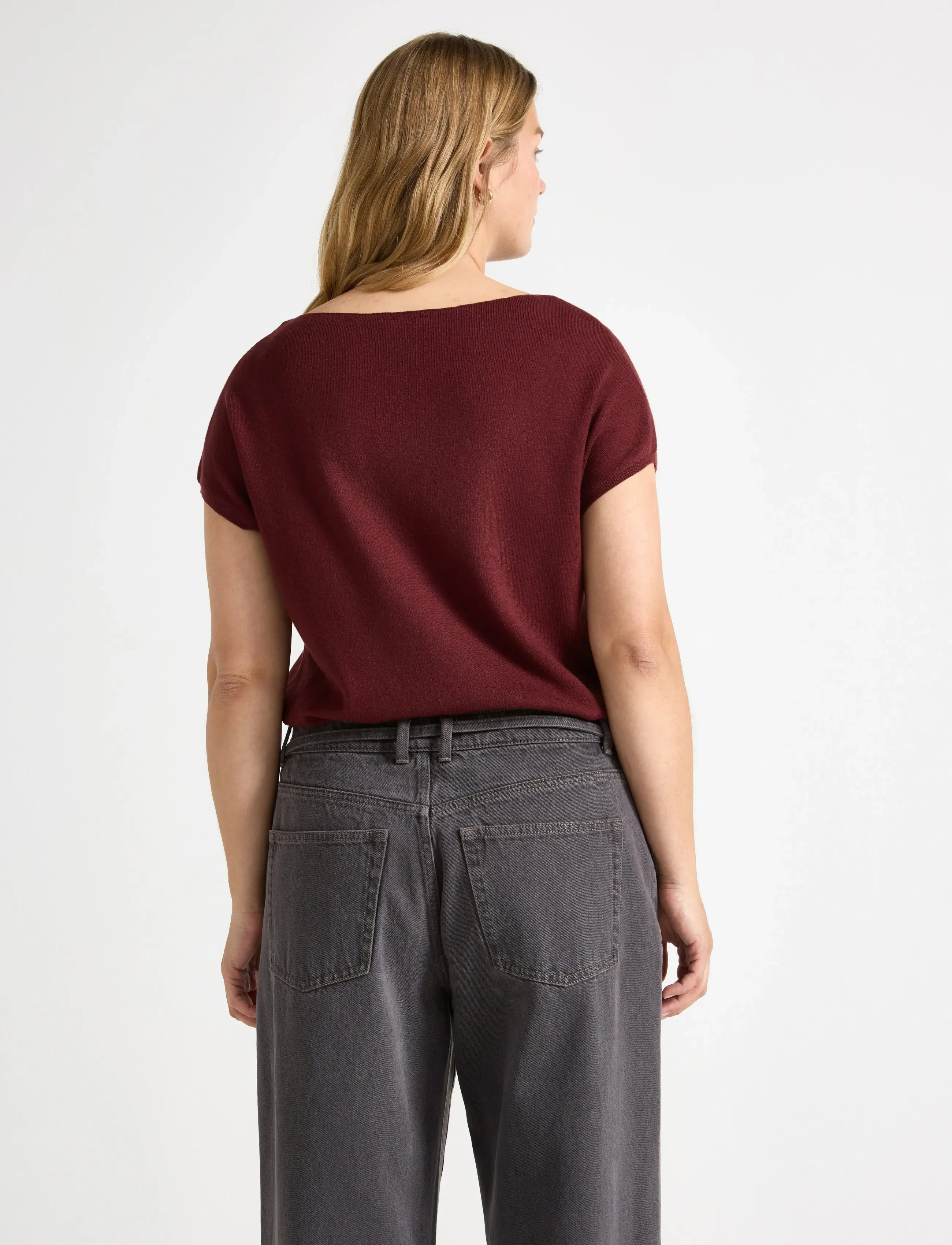Lindex - Sweater Emmy - laagste prijzen - dark red - 3