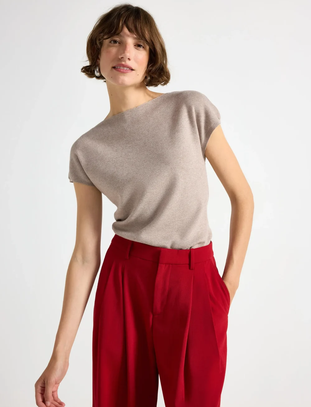 Lindex - Sweater Emmy - jumpers - light dusty brown - 0