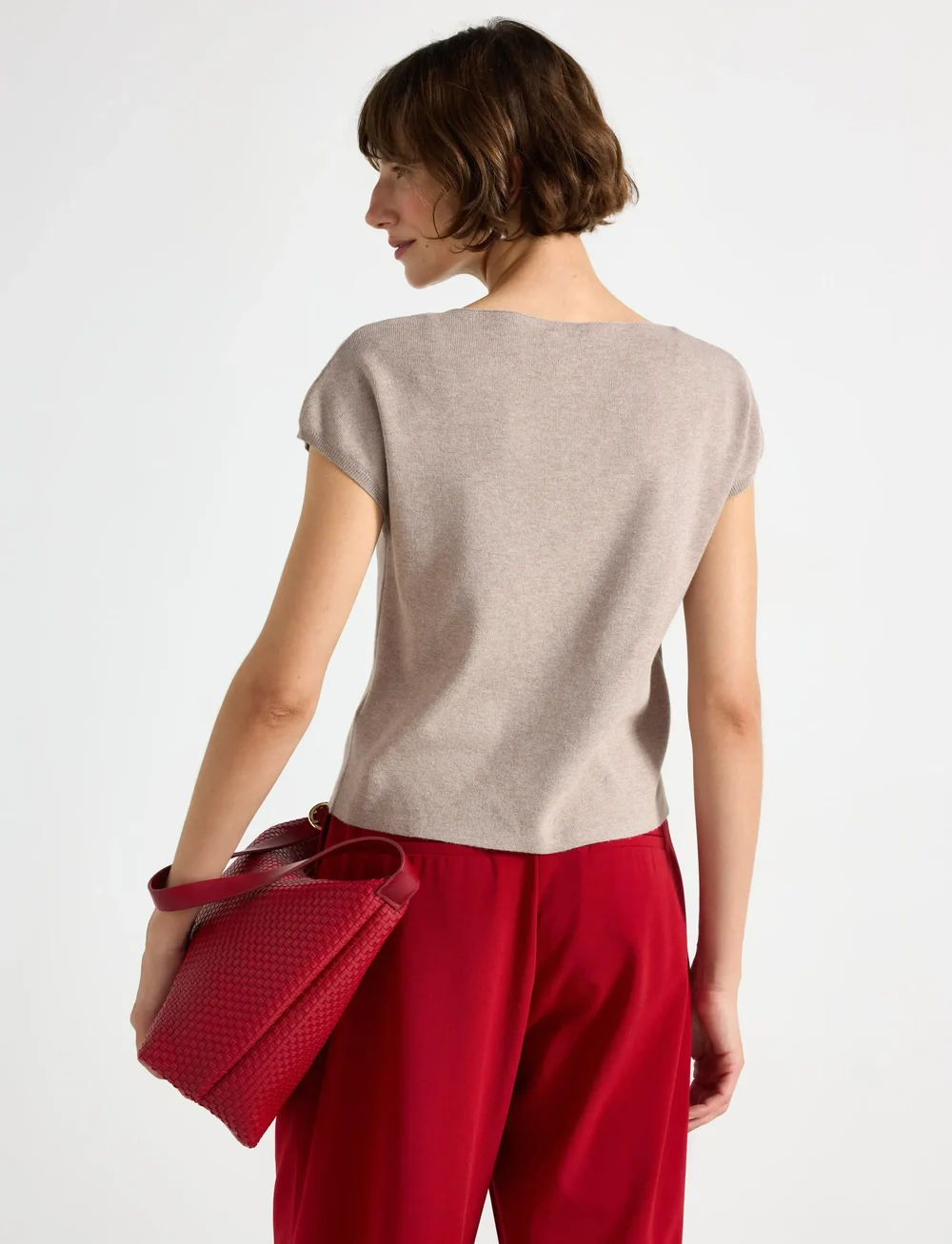 Lindex - Sweater Emmy - jumpers - light dusty brown - 3