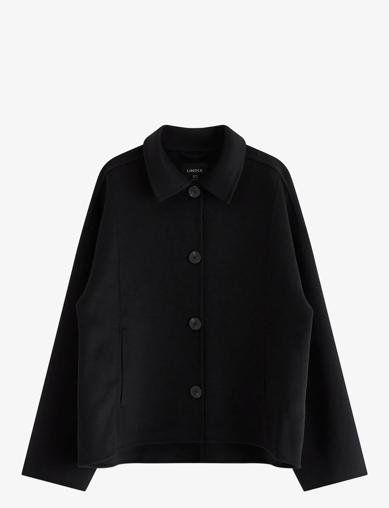 Lindex - Jakke i ullblanding - sügisjakid - black - 0