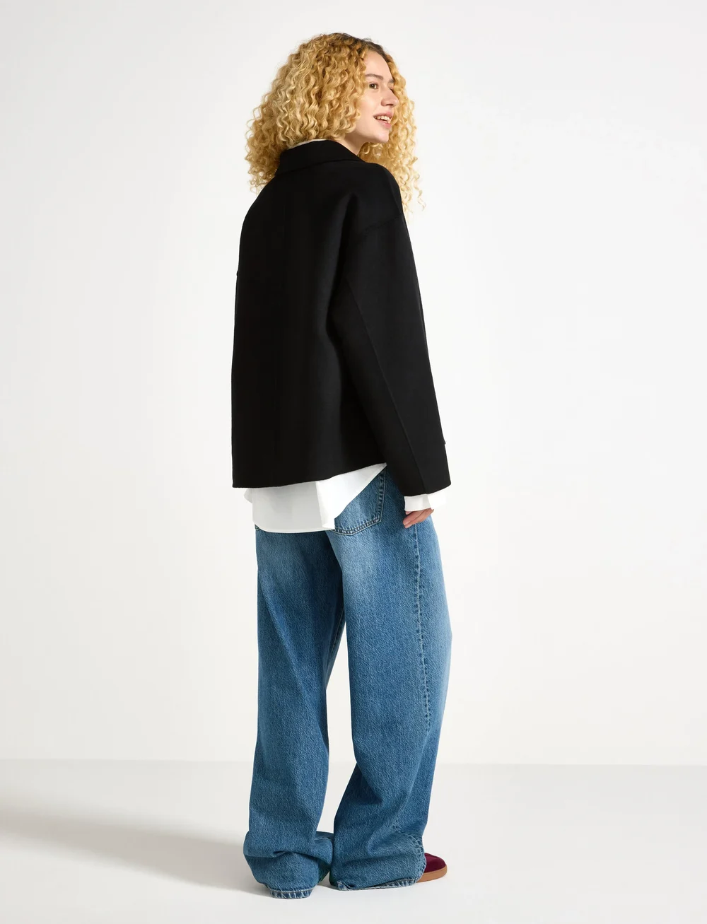 Lindex - Jakke i ullblanding - ulljackor - black - 3