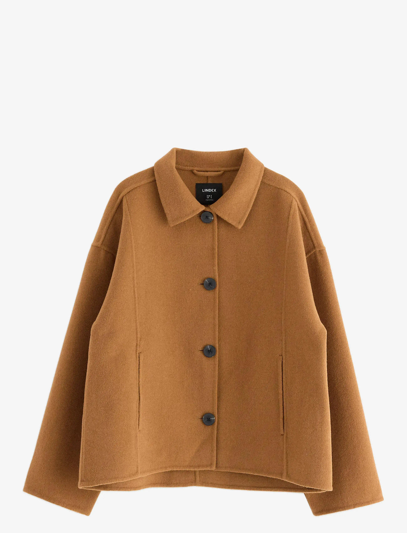Lindex - Jacka i ullblandning - uldjakker - camel - 1