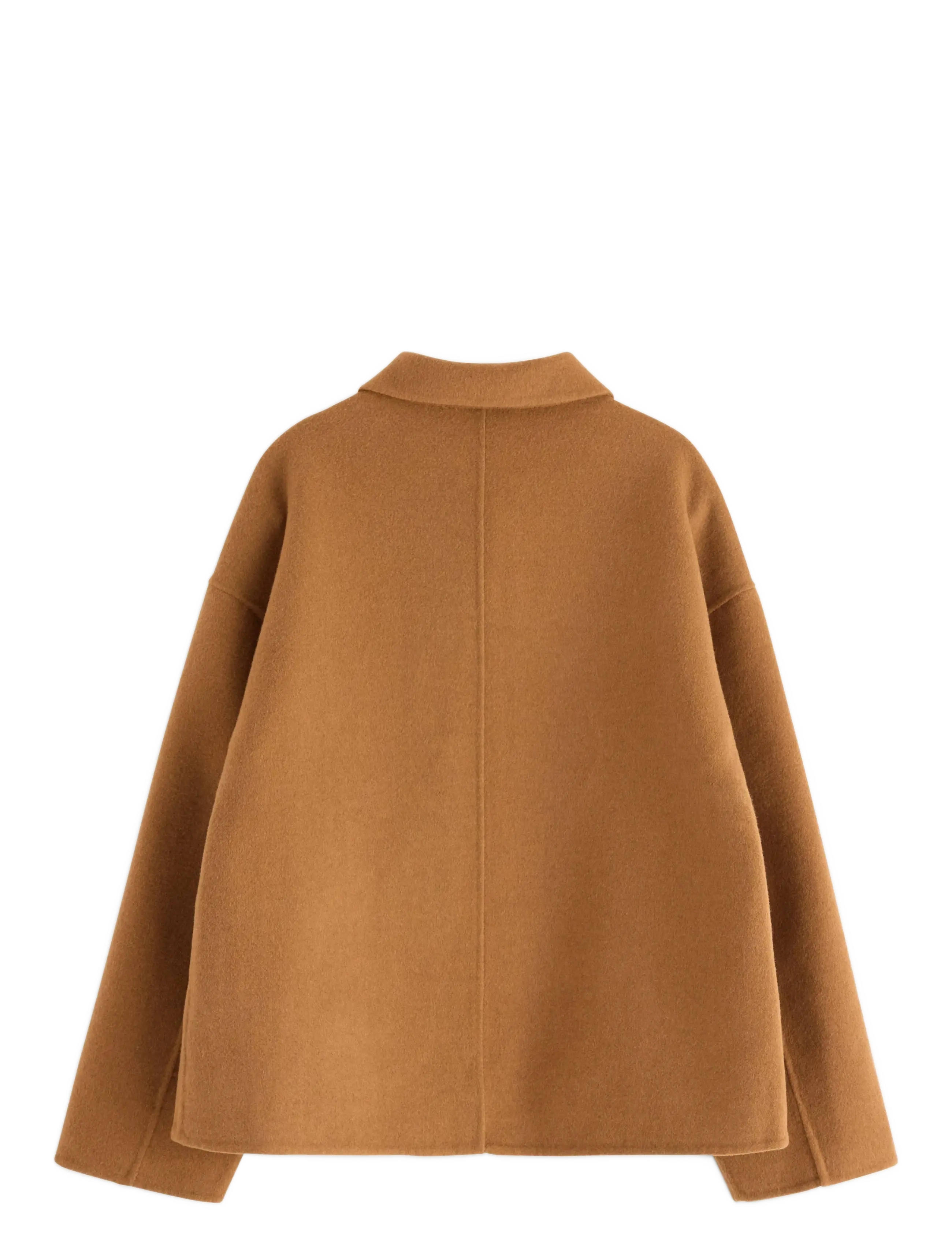 Lindex - Jakke i ullblanding - overshirts - camel - 2