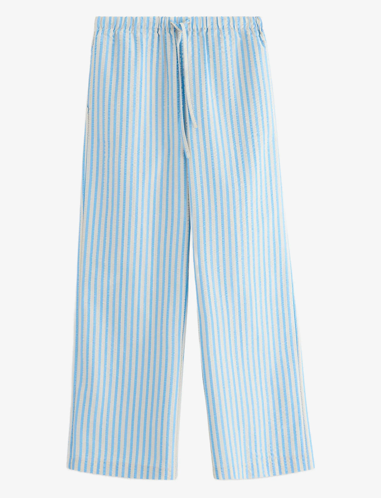 Lindex - Trousers Livia - raka byxor - blue - 1