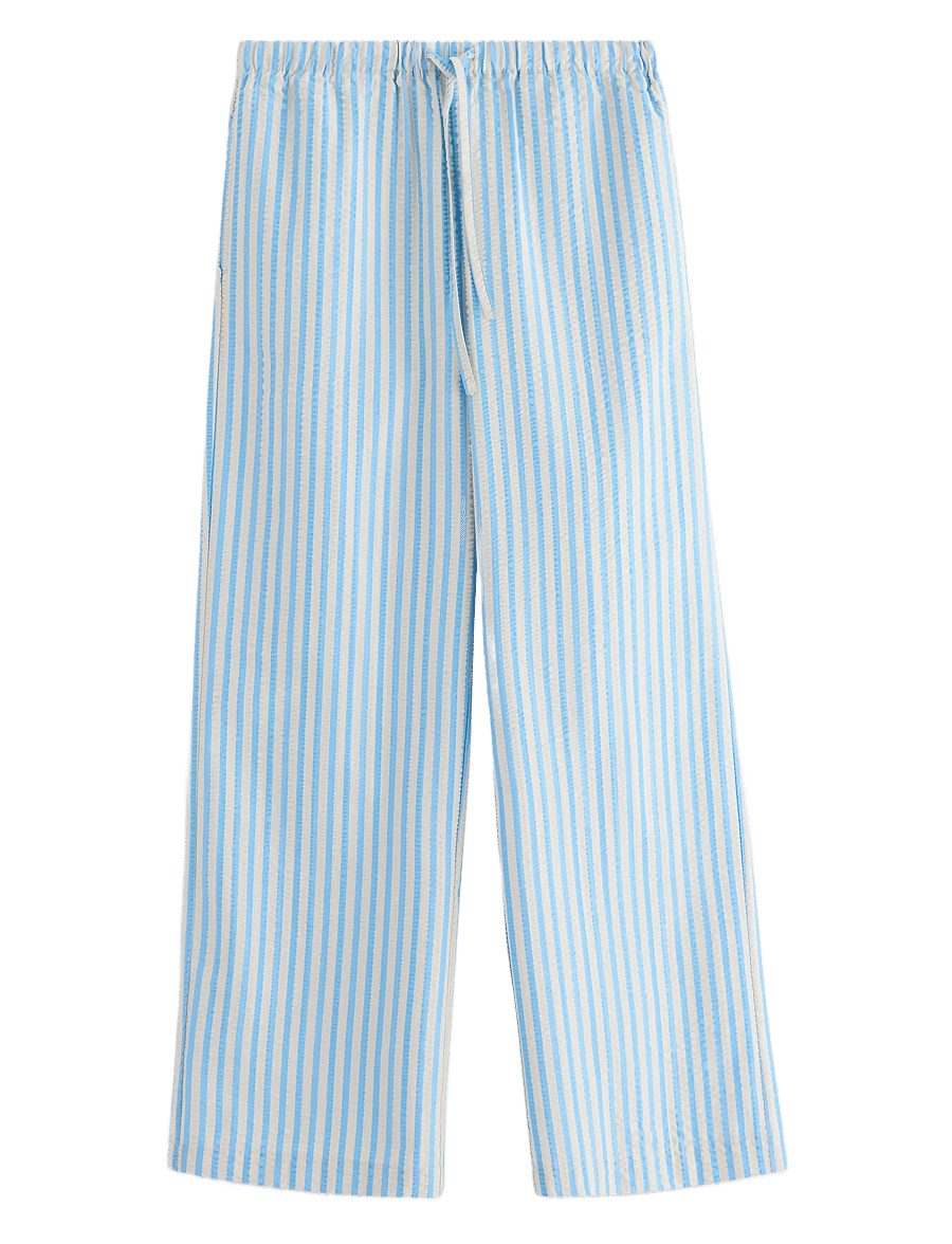 Lindex - Trousers Livia - bukser med lige ben - blue - 1