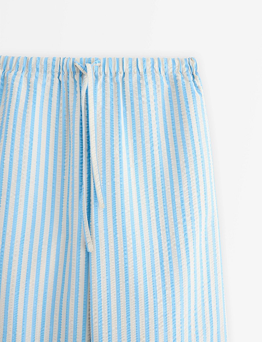 Lindex - Trousers Livia - bukser med lige ben - blue - 5