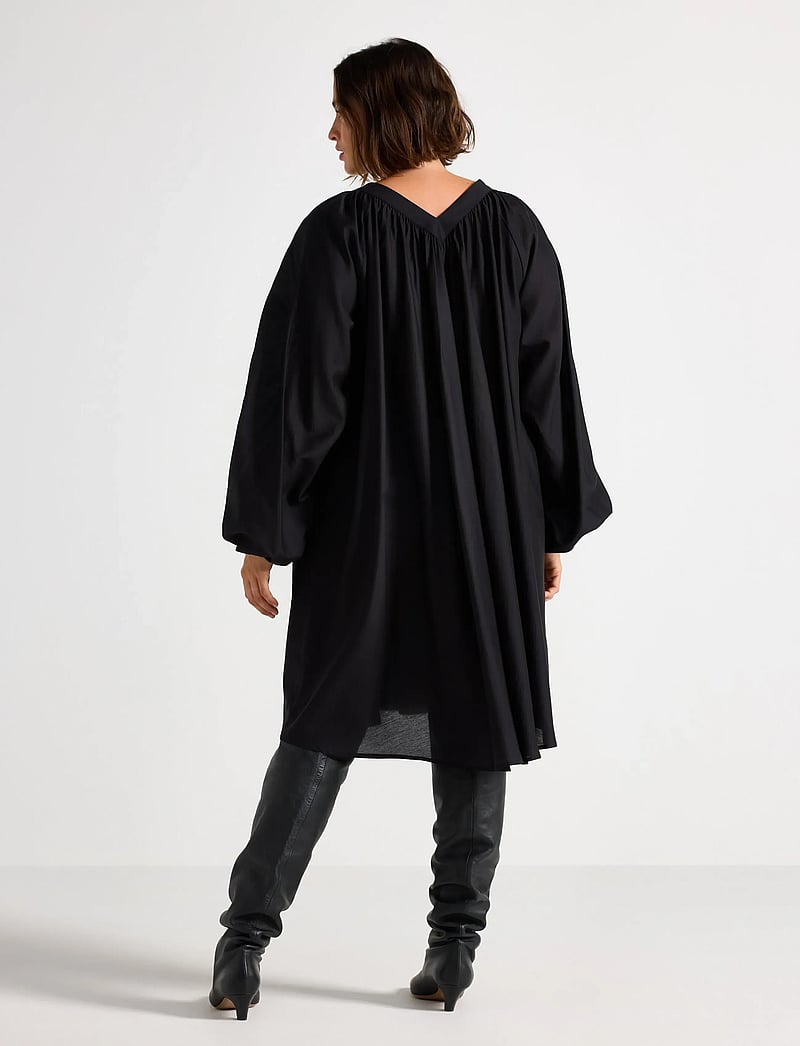 Lindex - Dress Caitlyn - midiklänningar - black - 3