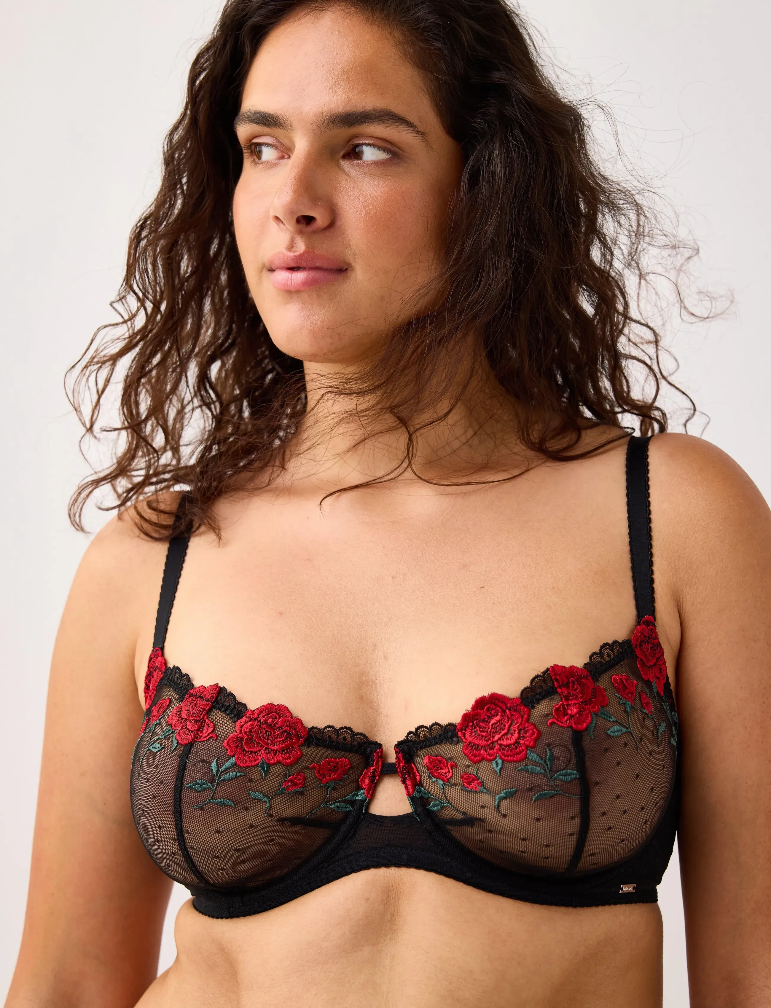 Lindex - ella m – Senna unpadded bra - laagste prijzen - black - 4