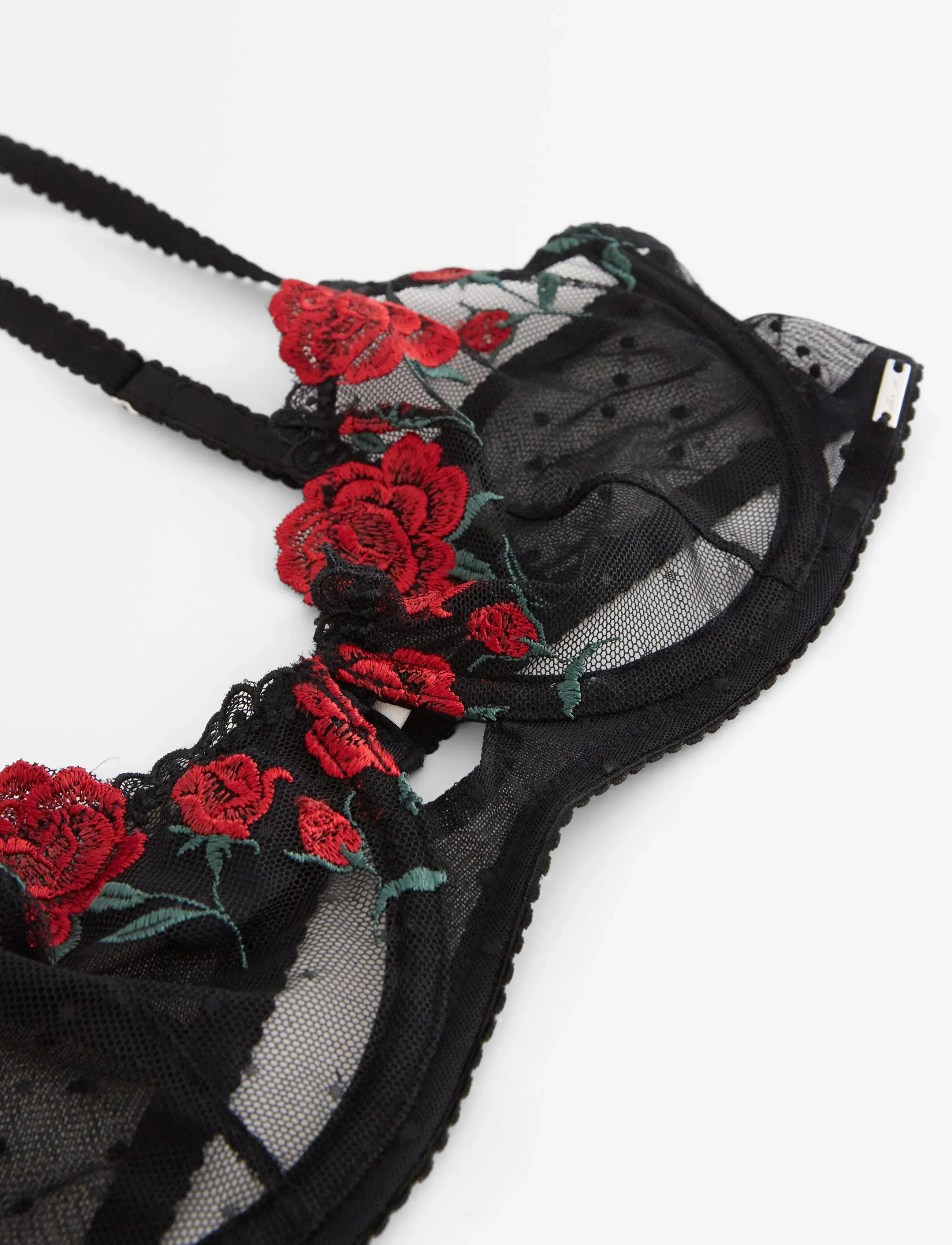 Lindex - ella m – Senna unpadded bra - laagste prijzen - black - 5