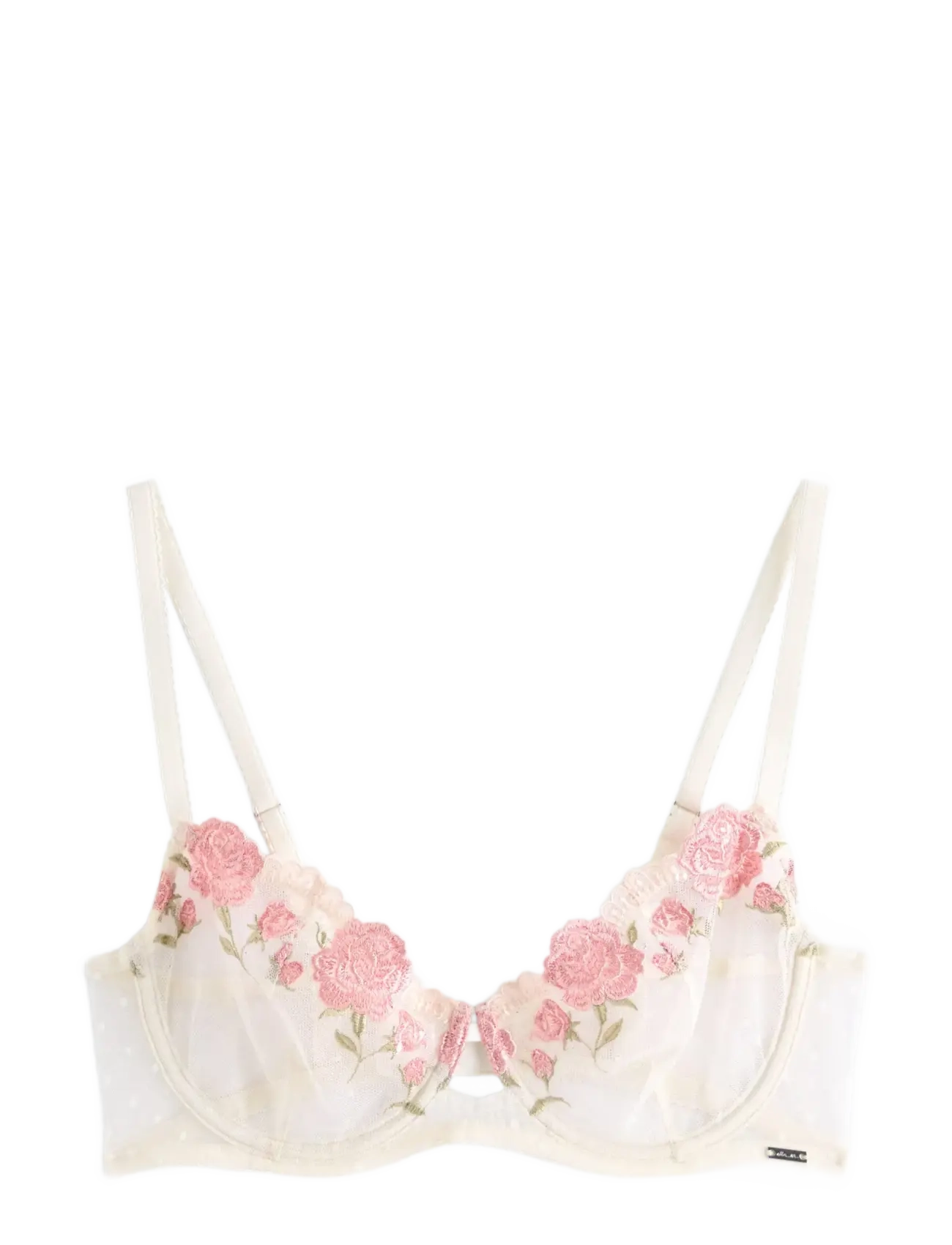 Lindex ella m – Senna unpadded bra - BH-er - LIGHT WHITE / cream